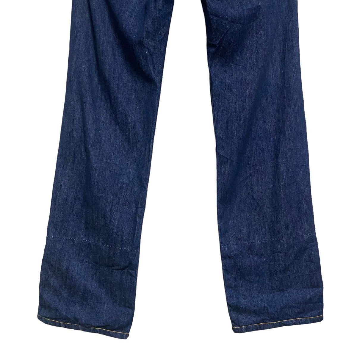 Karakuri Tamashii GUMU Denim Embroidery Multi Pocket Japan Motif Jeans Size US 34 / EU 50 - 12 Thumbnail