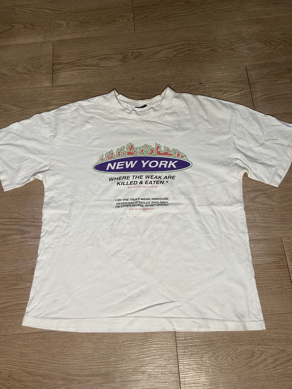 Other New York Where The Weak Are Killed & Eaten Size US XL / EU 56 / 4 - 1 Thumbnail