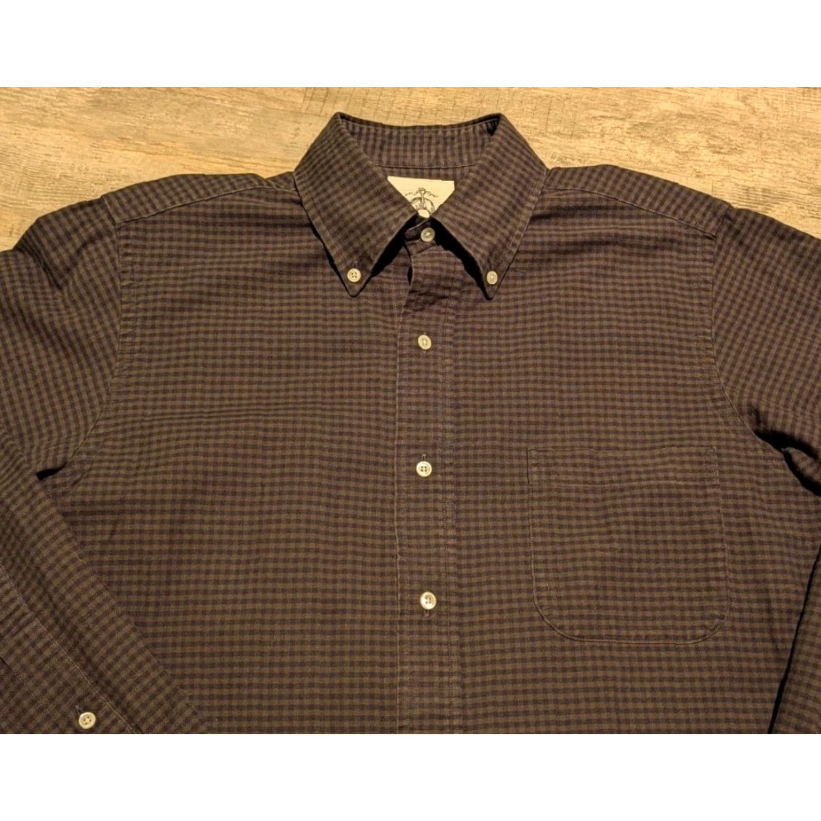 Brooks Brothers VINTAGE Brooks Brothers Black Fleece Thom Browne Cotton Gingham Shirt BB1 Small USA Boy or Mens? Size US S / EU 44-46 / 1 - 2 Thumbnail