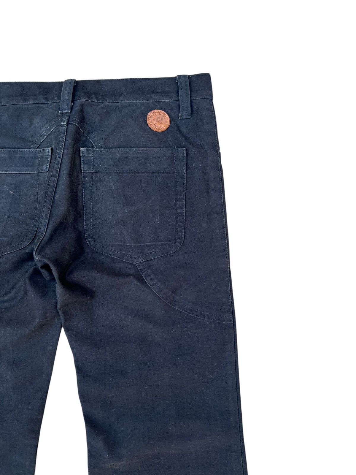 Japanese Brand Phenomenon Japan Fade Black Moleskin Cotton Flare Pant Size US 30 / EU 46 - 17 Thumbnail