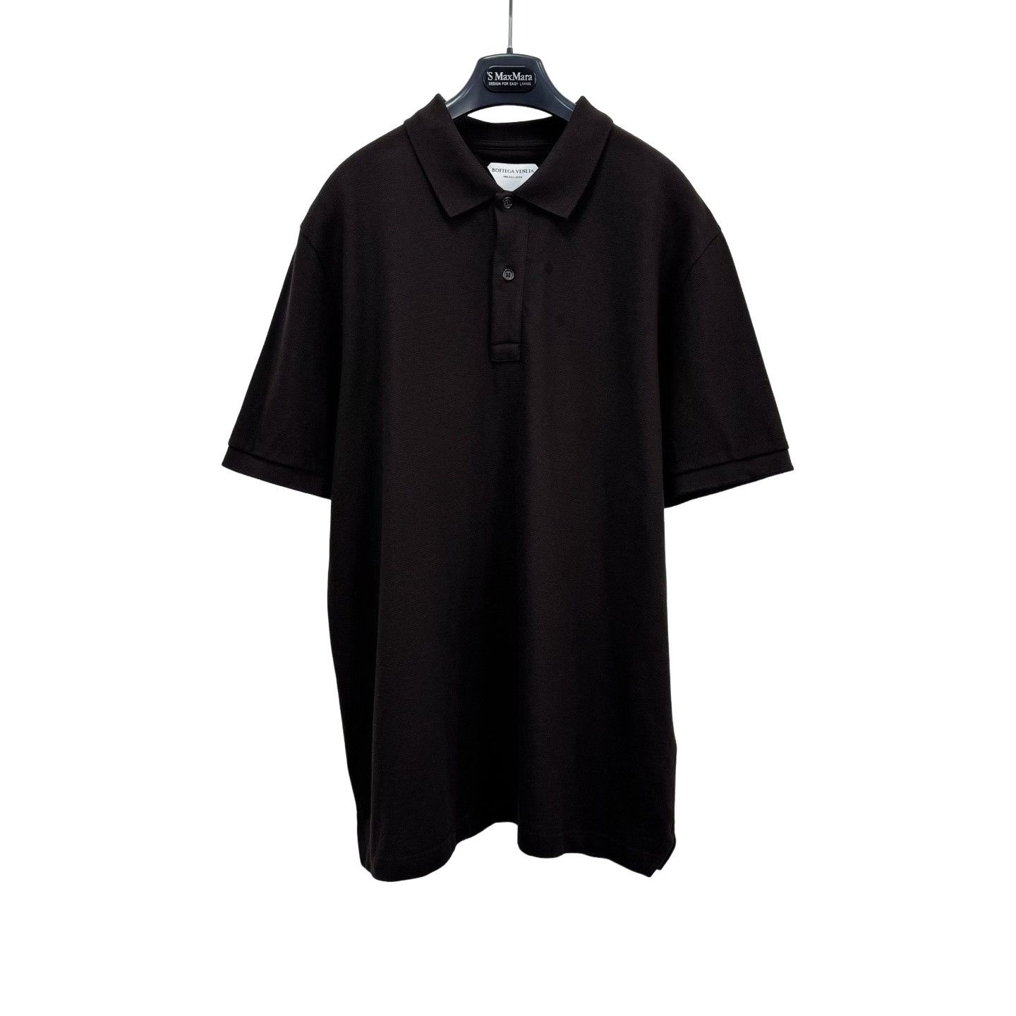 Bottega Veneta Bottega Veneta Brown Cotton Polo Shirt Size L Size US L / EU 52-54 / 3 - 1 Thumbnail