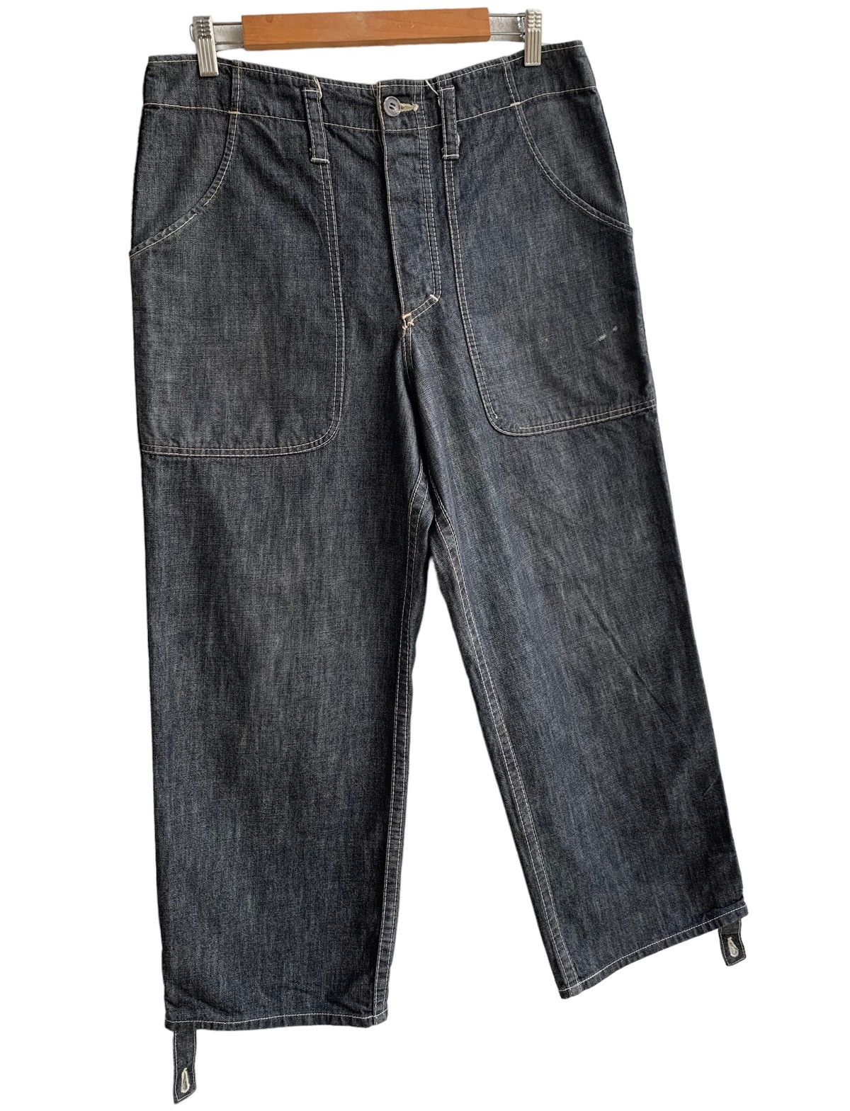 Needles 🔥Vintage Nepenthes Baker Wide Leg jeans Size US 32 / EU 48 - 1 Thumbnail