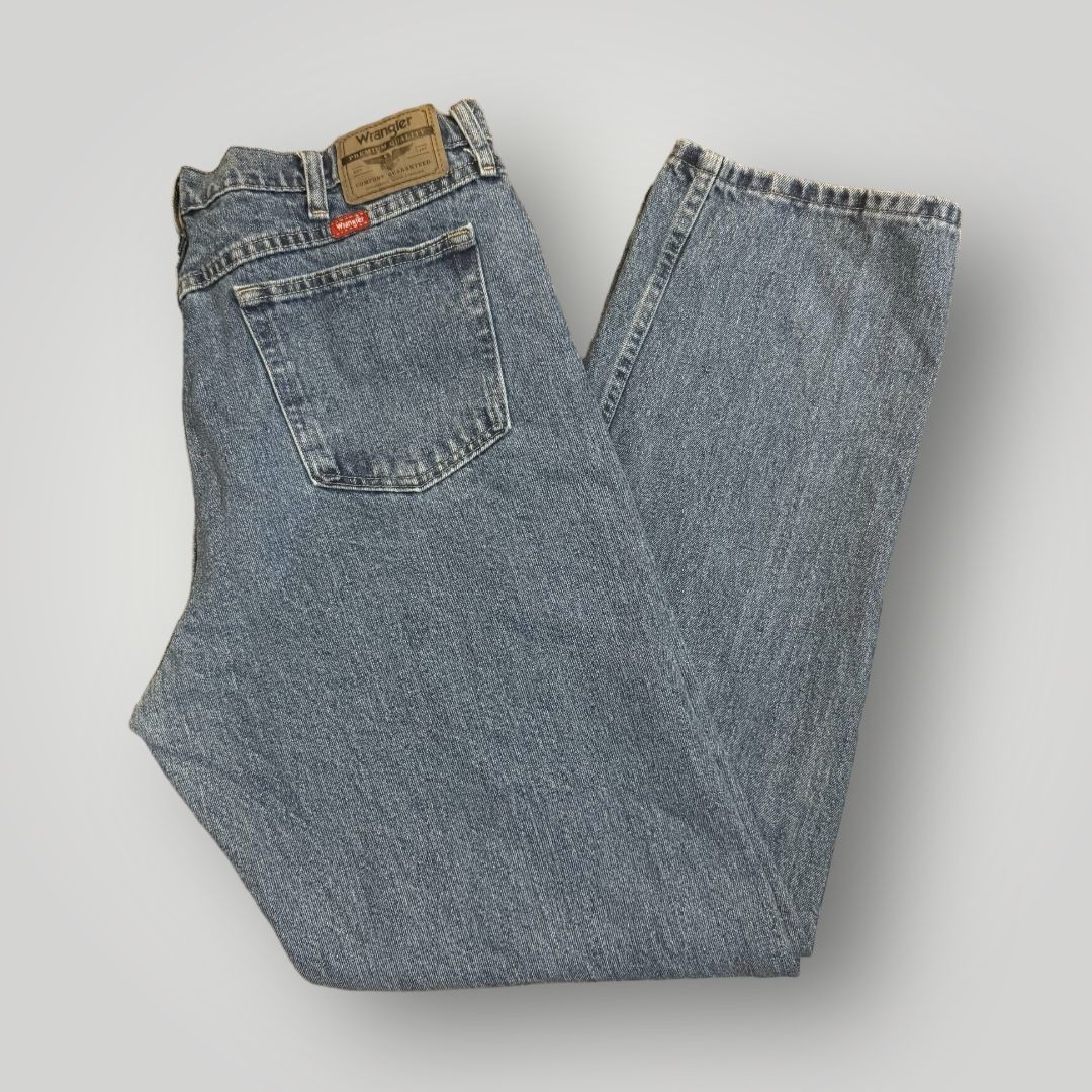 Wrangler Wrangler Men's Straight Cut Jeans 38x34 Size US 38 / EU 54 - 1 Thumbnail