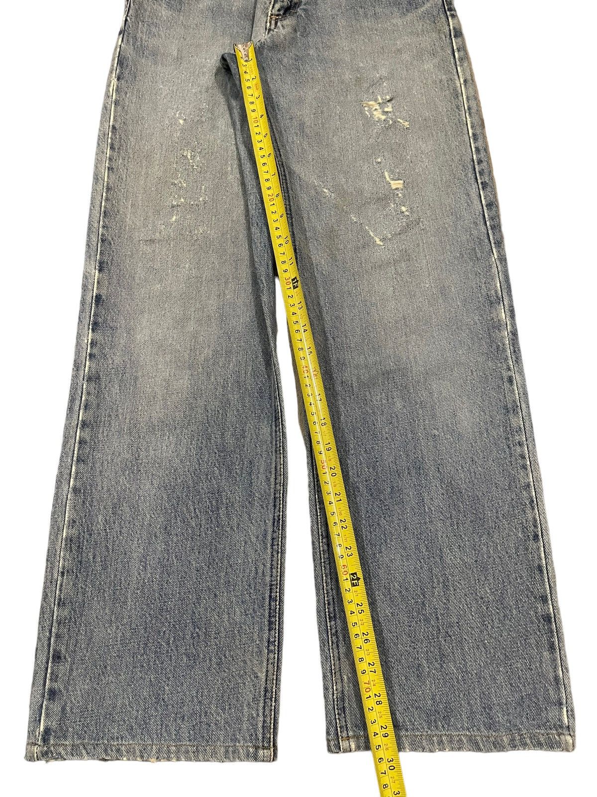 Lee Vintage 90s Lee Riders Blue Wash Distress Baggy Jeans Size US 27 - 12 Thumbnail