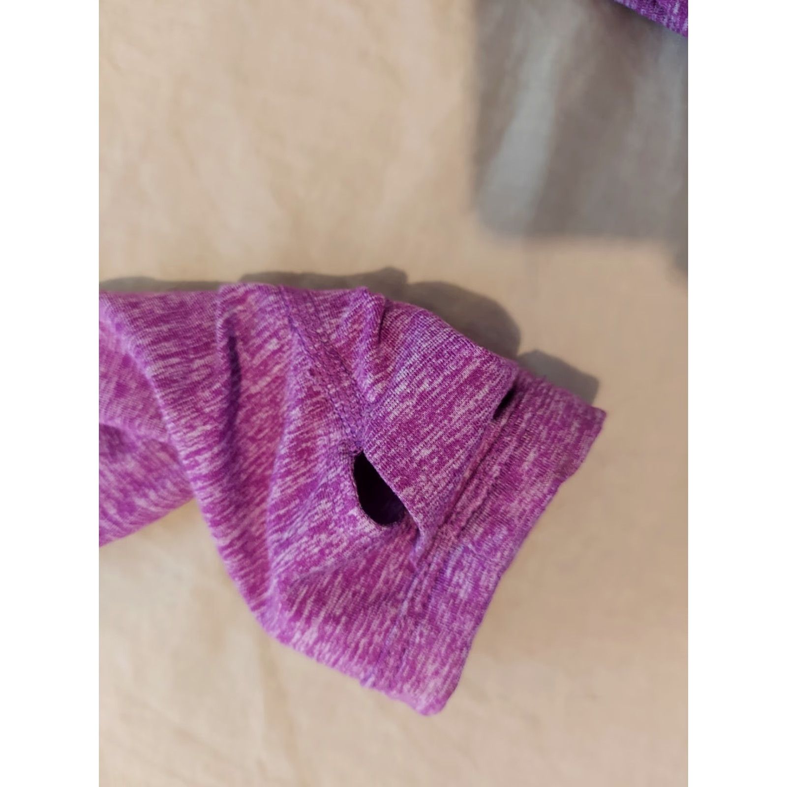 Nike Womens Nike Half Zip Shirt S Small Purple Athletic Gym Workout Size S / US 4 / IT 40 - 3 Thumbnail