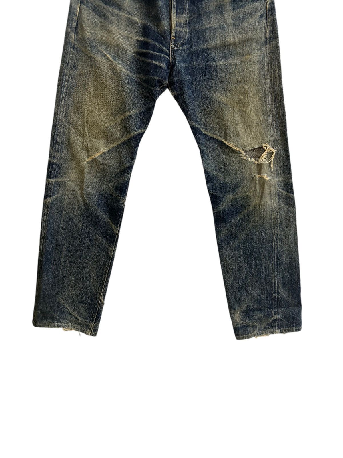 Levi's × Levi's Vintage Clothing LEVI’S BIG E J22 DISTRESSED DENIM Size US 32 / EU 48 - 4 Thumbnail