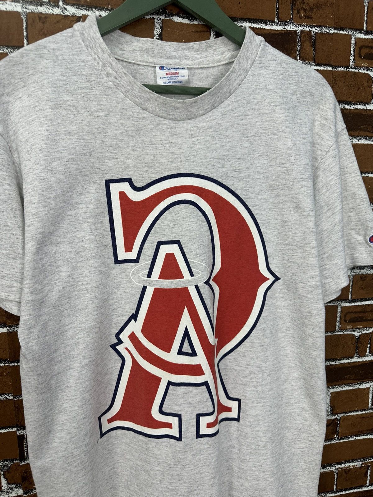 Champion Vintage 80s Champion X California Angels MLB Tshirt A1011 Size US M / EU 48-50 / 2 - 2 Thumbnail