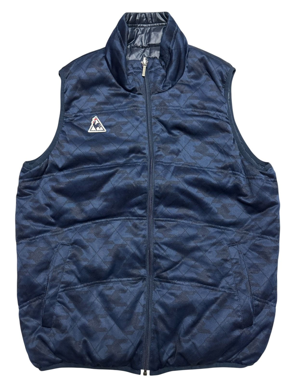 Le Coq Sportif 💥VINTAGE PUFFER VEST REVERSIBLE LE COQ SPORTIF RARE DESIGN Size US S / EU 44-46 / 1 - 2 Thumbnail