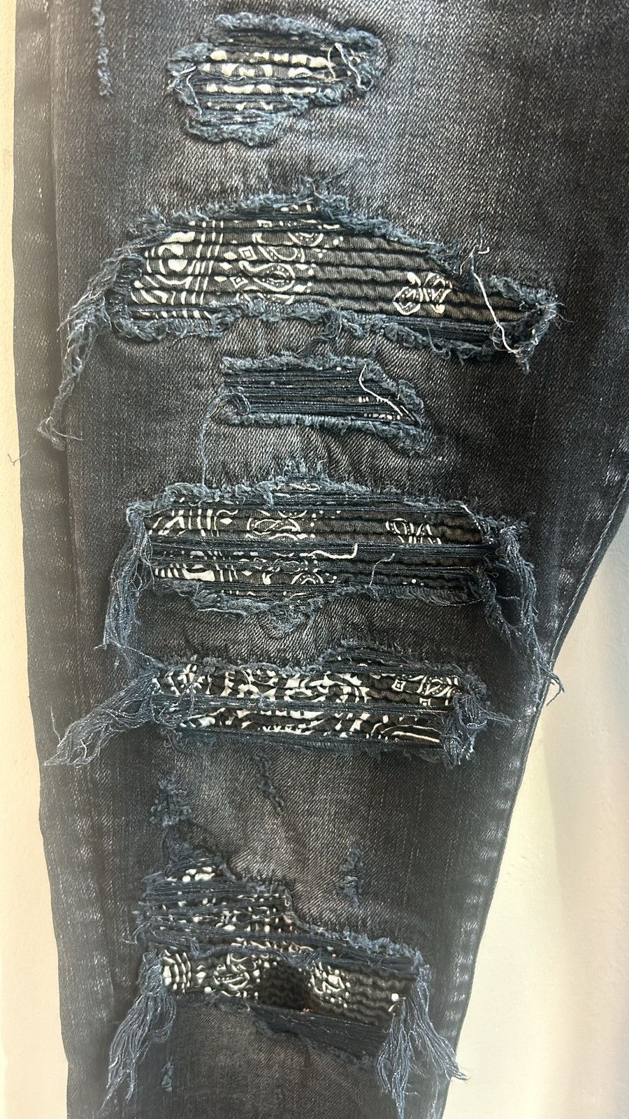 Amiri Amiri mx1 black bandana jeans Size US 32 / EU 48 - 3 Thumbnail