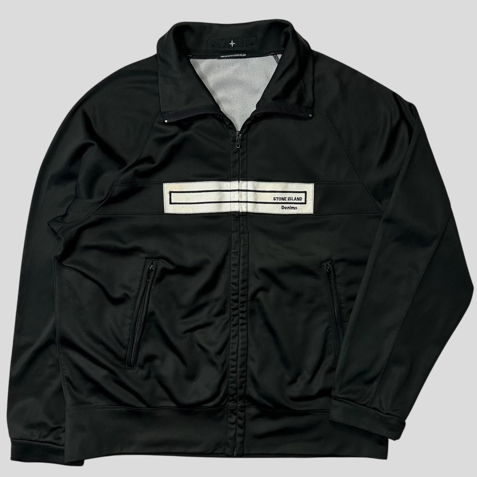 Stone Island Stone Island AW04 Denims Logo Black Track Jacket - L Size US L / EU 52-54 / 3 - 4 Thumbnail