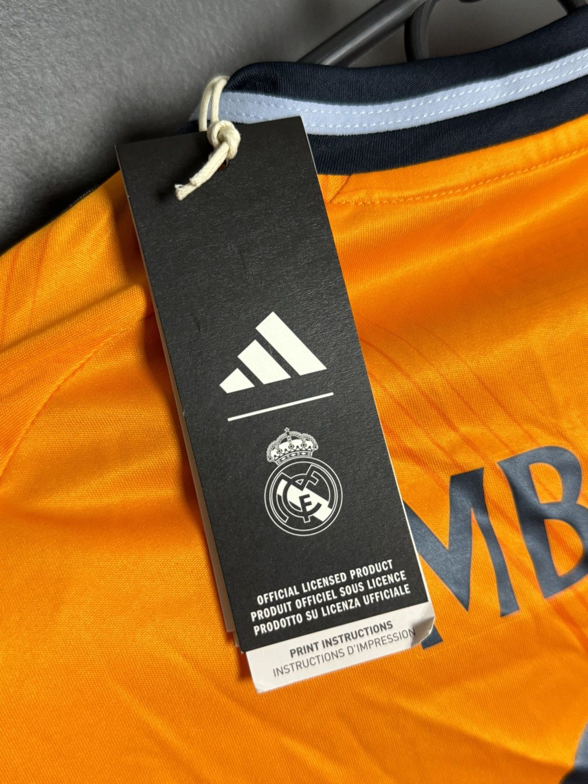 Adidas KIDS Real Madrid 24/25 Away Mbappe Football Jersey Size US XS / EU 42 / 0 - 9 Thumbnail