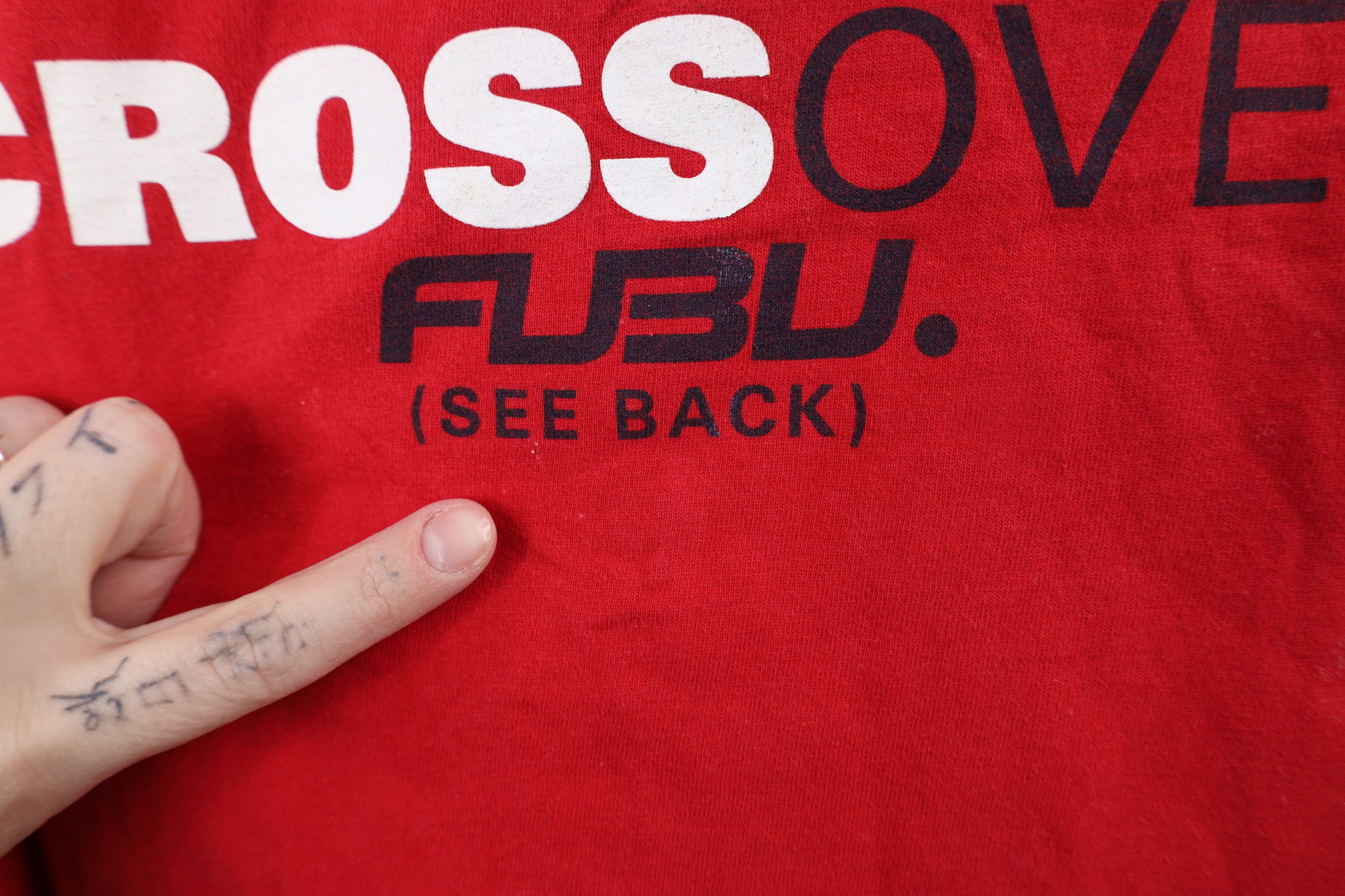 Fubu × Vintage Vintage 90s Y2K FUBU Basketball Over Short Sleeve T-Shirt Size US XXL / EU 58 / 5 - 5 Thumbnail