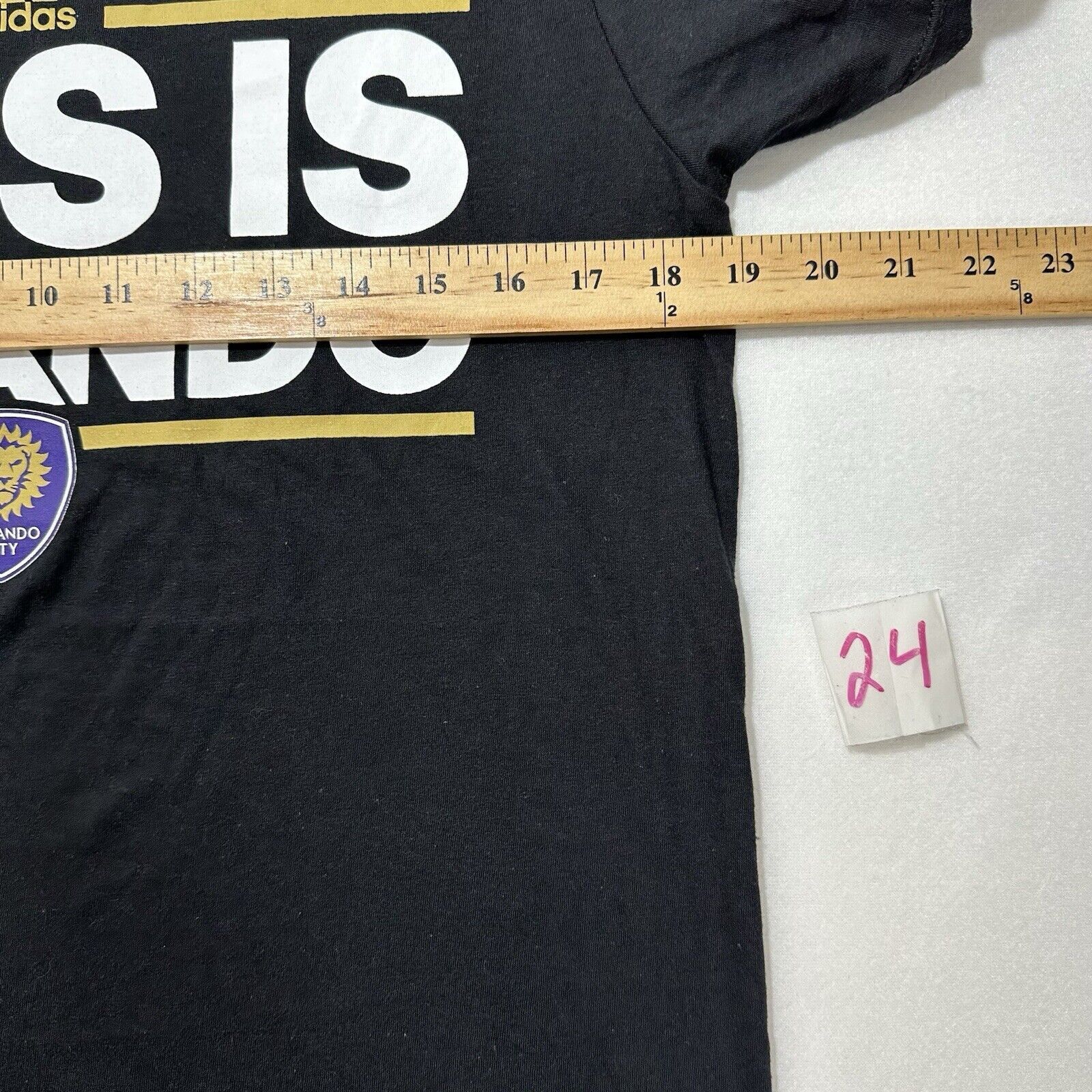 Adidas Adidas MLS Orlando City SC Mens Small Black T Shirt Size US S / EU 44-46 / 1 - 8 Thumbnail
