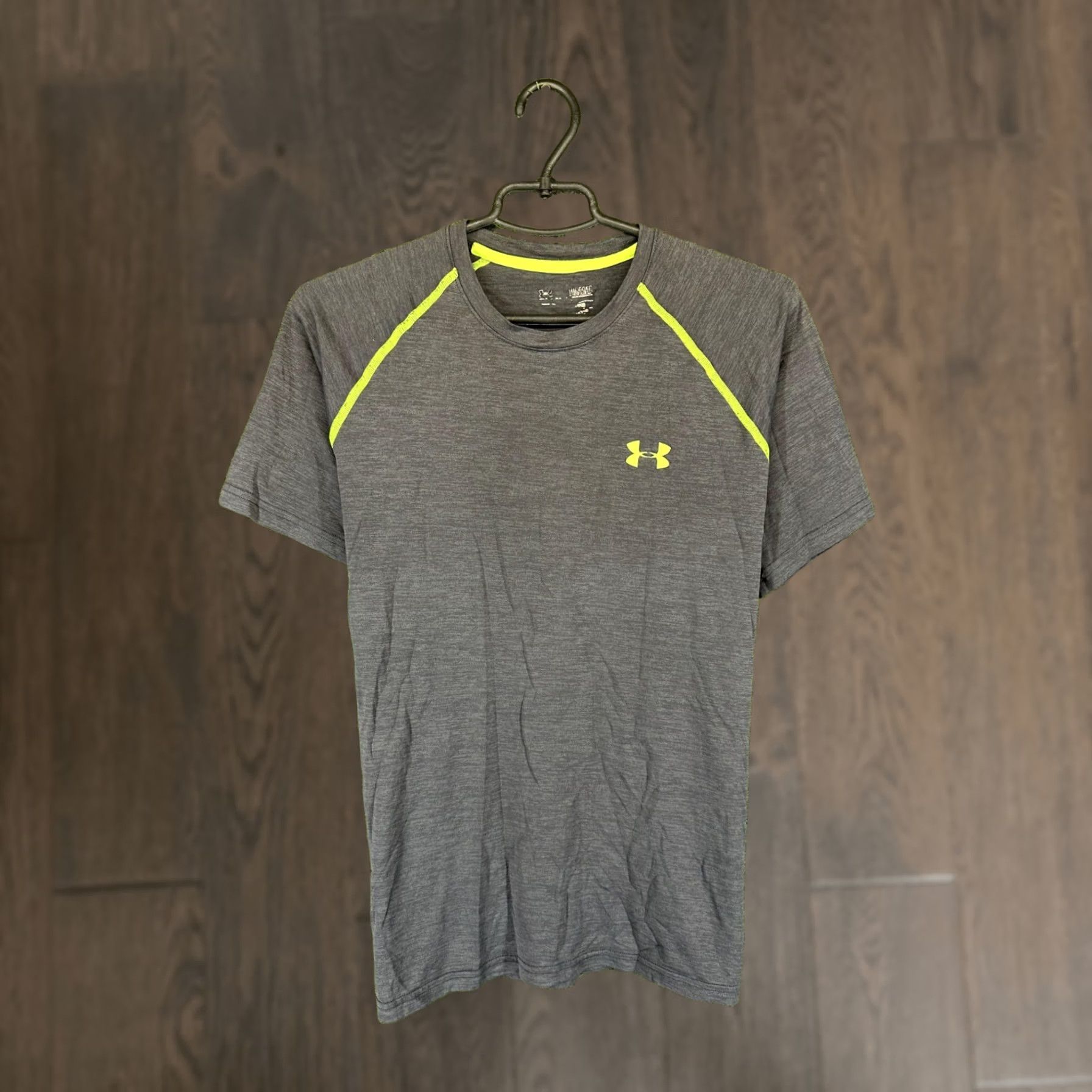 Under Armour Under Armour HeatGear Men Training Compression Shirt Jersey M Gray Short Sleeve Shirt Mens Sports T-Shirt Size US M / EU 48-50 / 2 - 1 Thumbnail