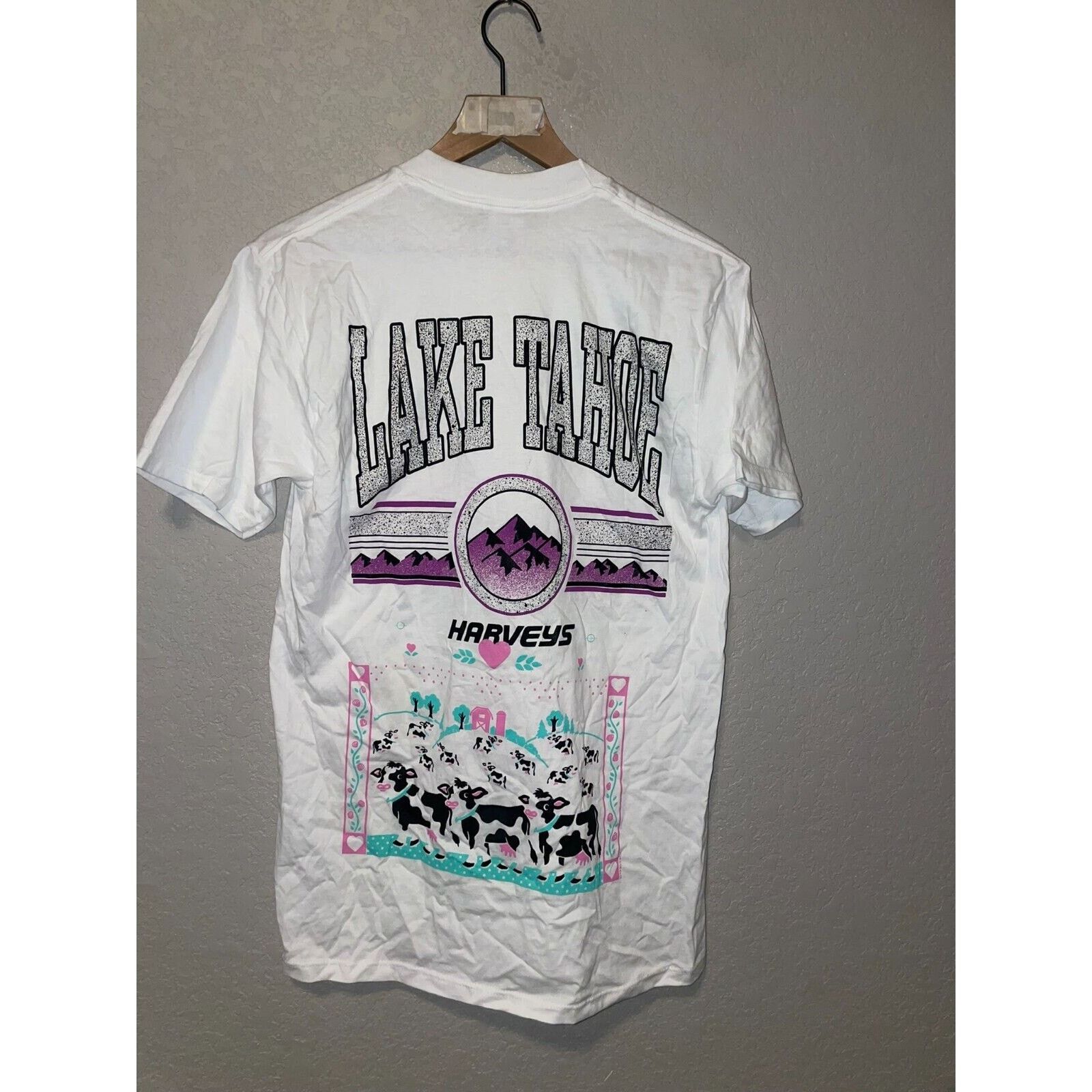 Jerzees × Vintage Vintage Test Print The Pointe Arizona Lake Tahoe White M Tee Size US M / EU 48-50 / 2 - 8 Thumbnail
