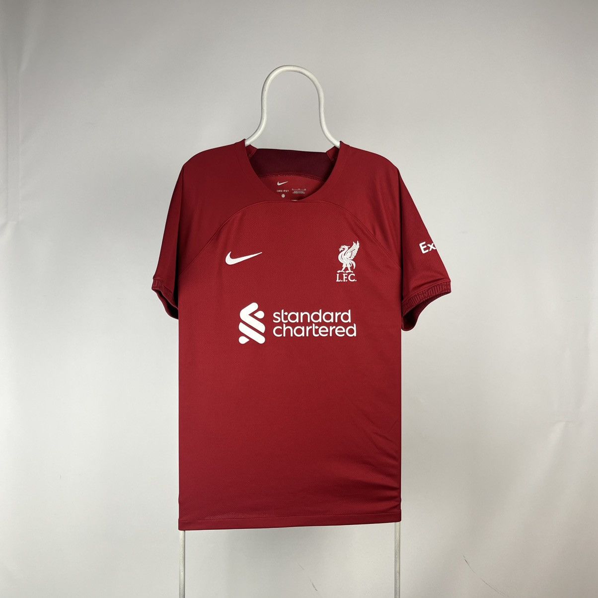 Nike Men's Nike Liverpool 2022-23 Home Shirt Red Polyester Made Size US XL / EU 56 / 4 - 1 Thumbnail