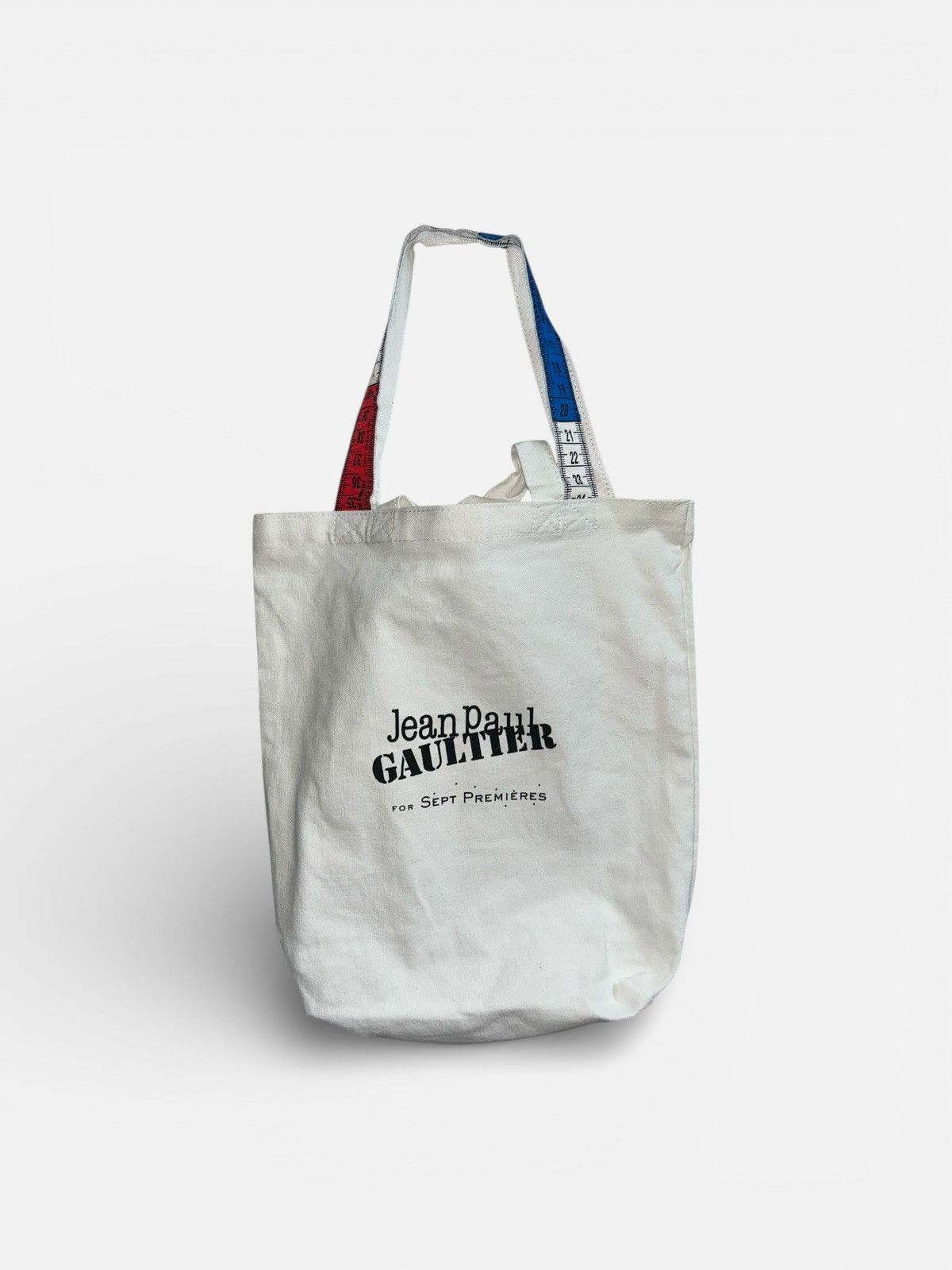 Jean Paul Gaultier For Sept Premieres FW2015 Measuring Tape Tote Bag Size ONE SIZE - 3 Thumbnail