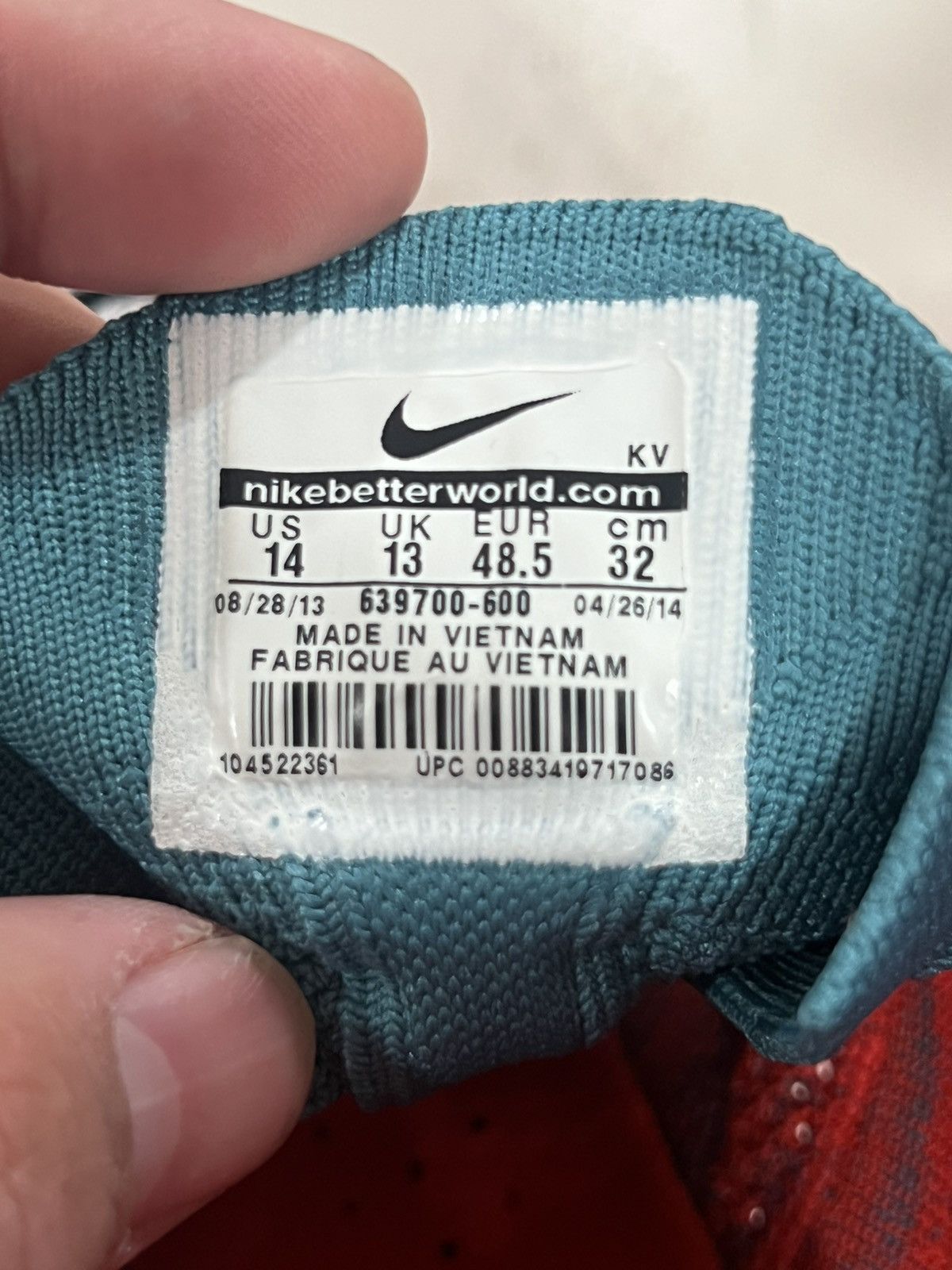 Nike Nike Free FlyKnit Chukka “Bright Crimson” Size US 14 / EU 47 - 5 Thumbnail