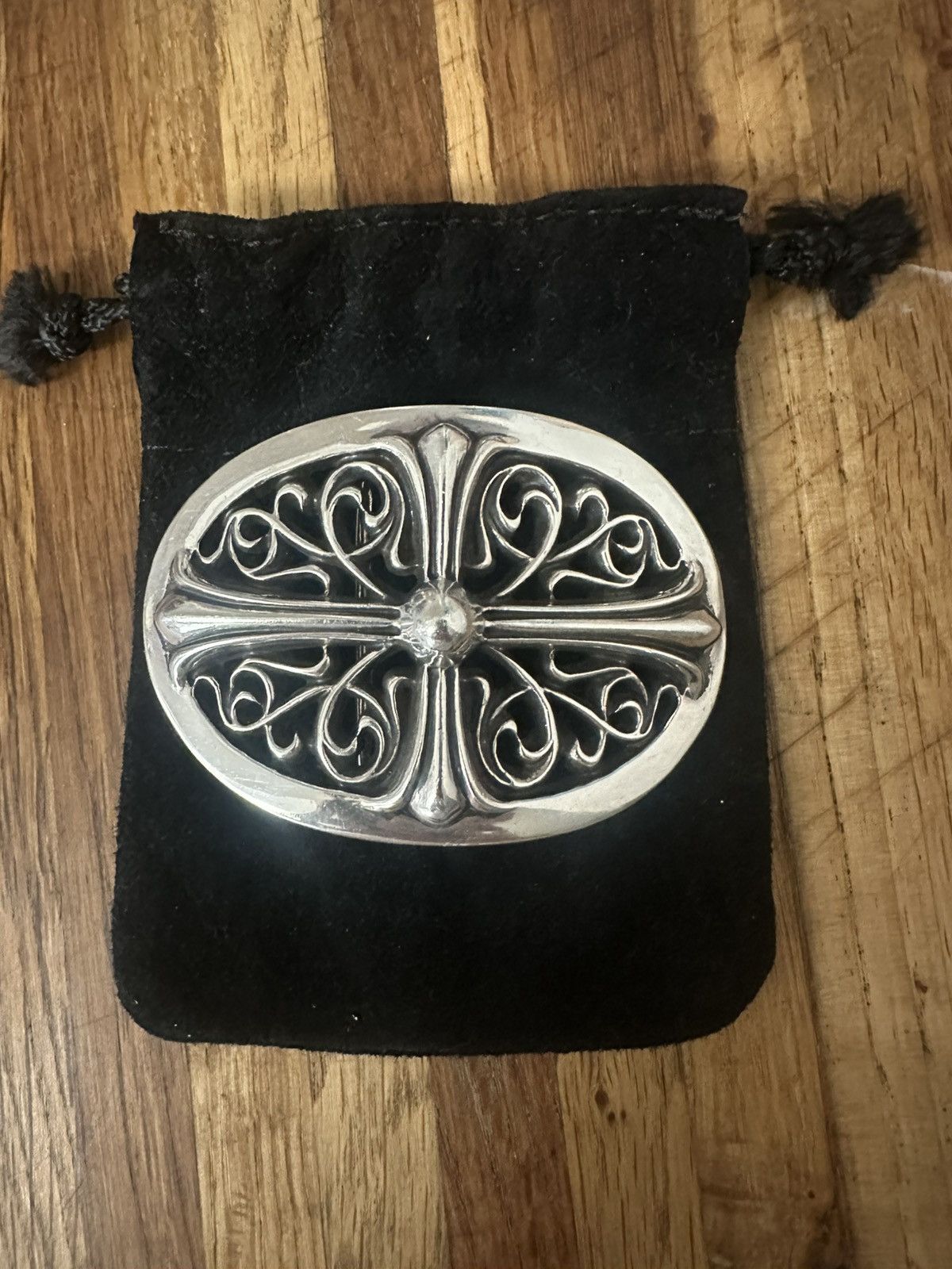 Louis Vuitton Belt Black Leather LV Logo Buckle