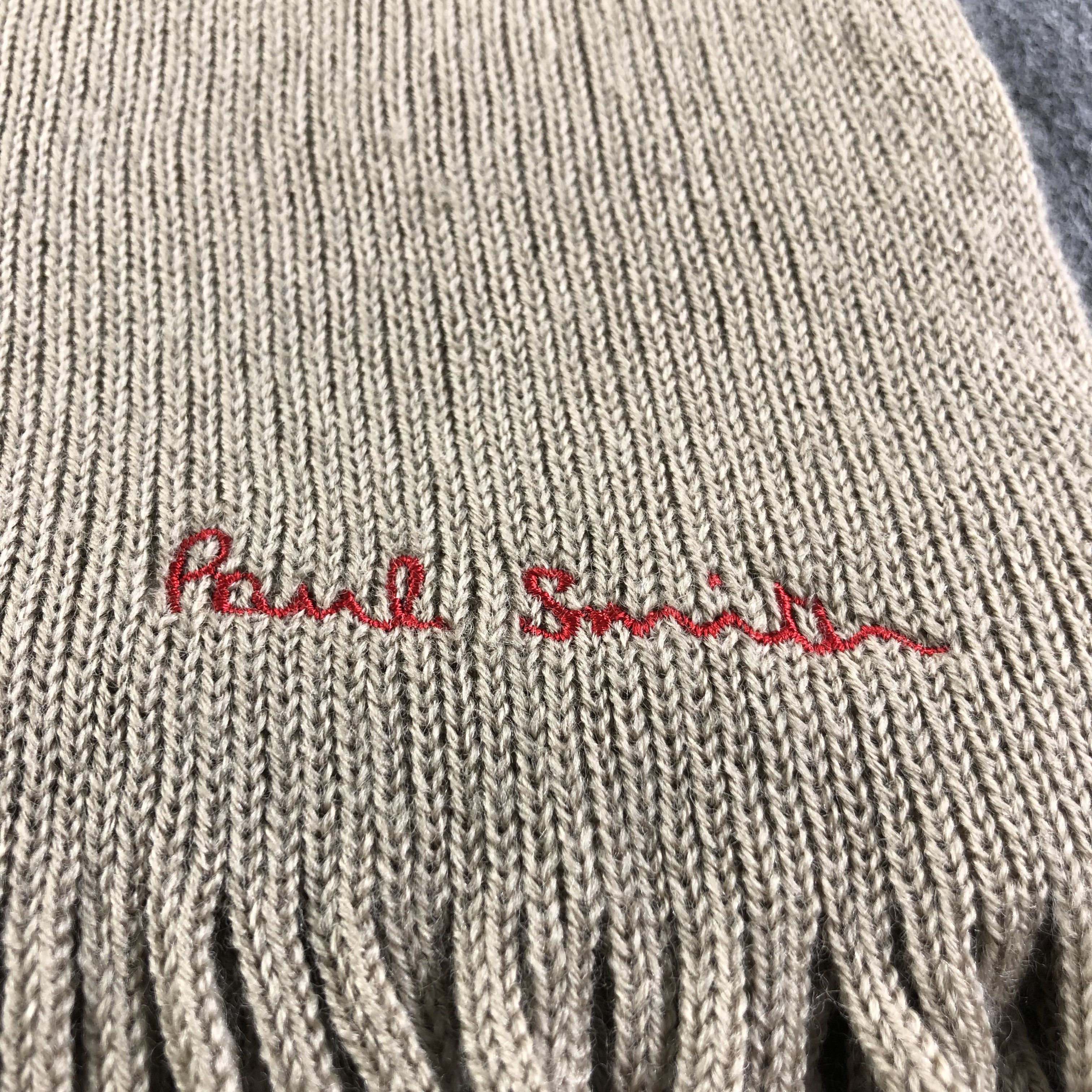 Paul Smith Paul Smith Knit Wool Scarf Muffler V1608 Size ONE SIZE - 4 Thumbnail