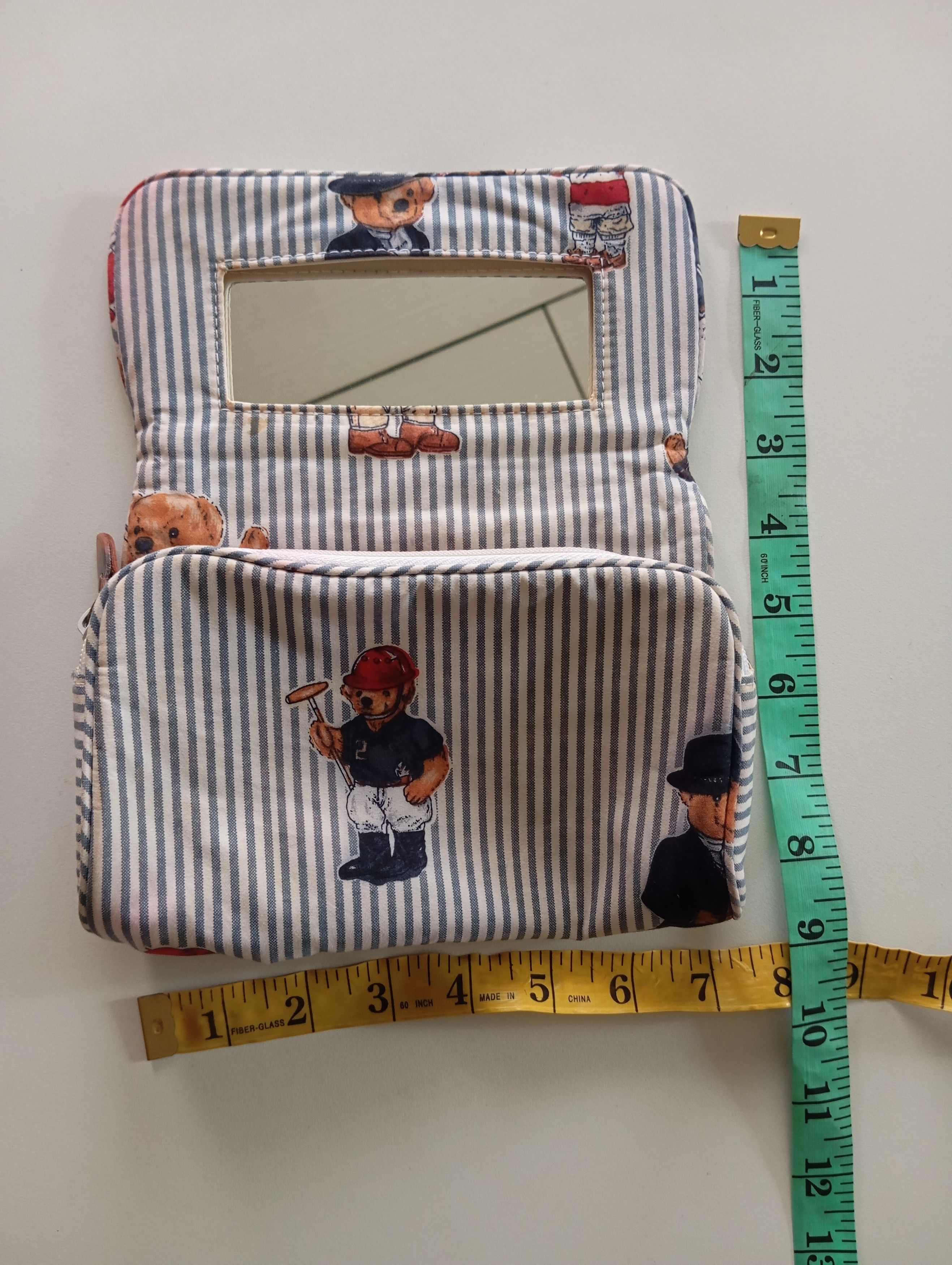Polo Ralph Lauren Polo RL Bear 🐻 Pouch Make Up Bag Wallet 👛 Size ONE SIZE - 3 Thumbnail