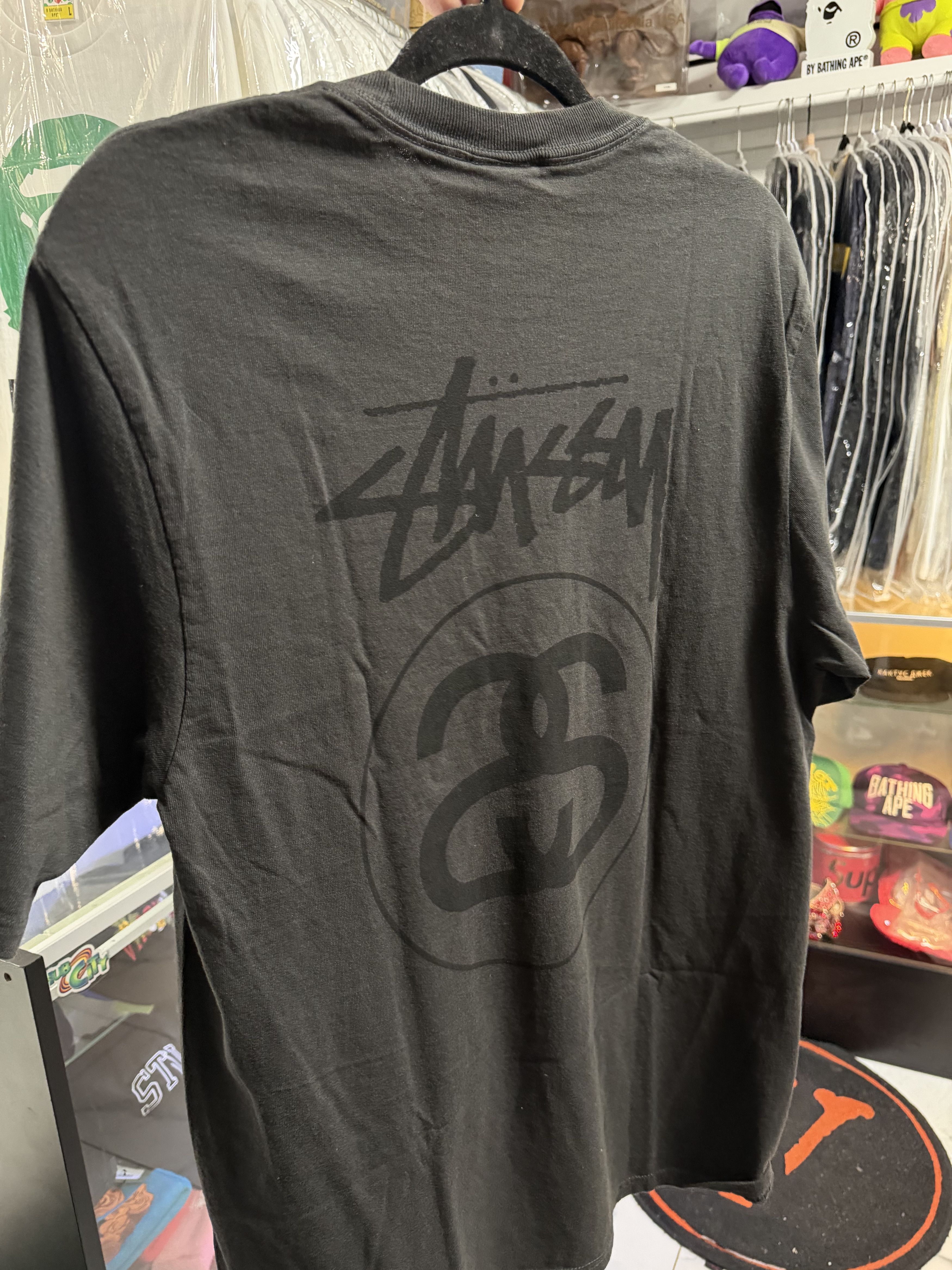 Stussy Stussy Stock Guam Tee Black | Grailed