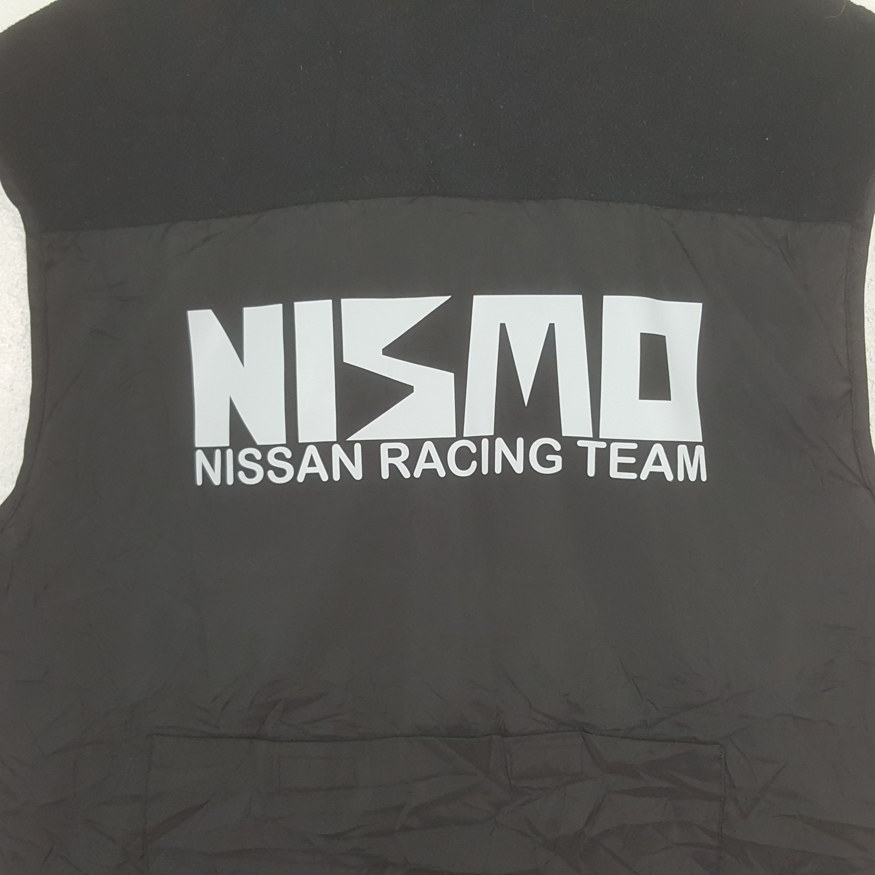 Nissan Nissan Racing Team Custom Spell Out Fleece Vest Jacket Size US M / EU 48-50 / 2 - 2 Thumbnail