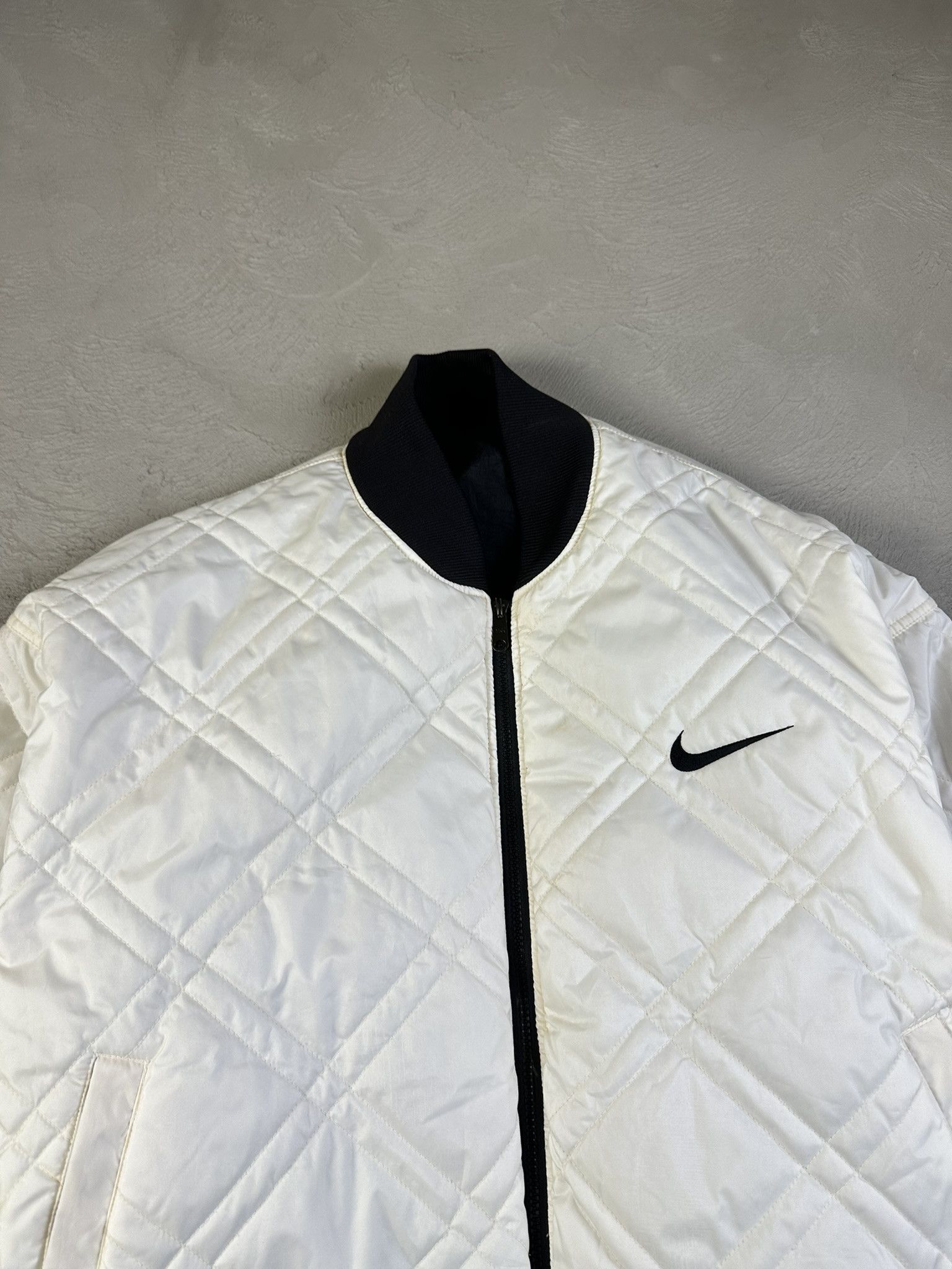 Nike 90s Reversible Nike Zip Bomber Boxy Vintage Jacket Size US L / EU 52-54 / 3 - 5 Thumbnail