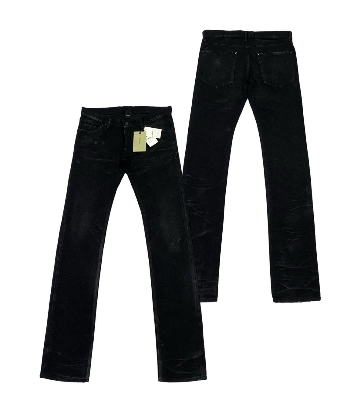 image of “Pledge” Slim Fit Denim Jeans in Black, Men's (Size 30)