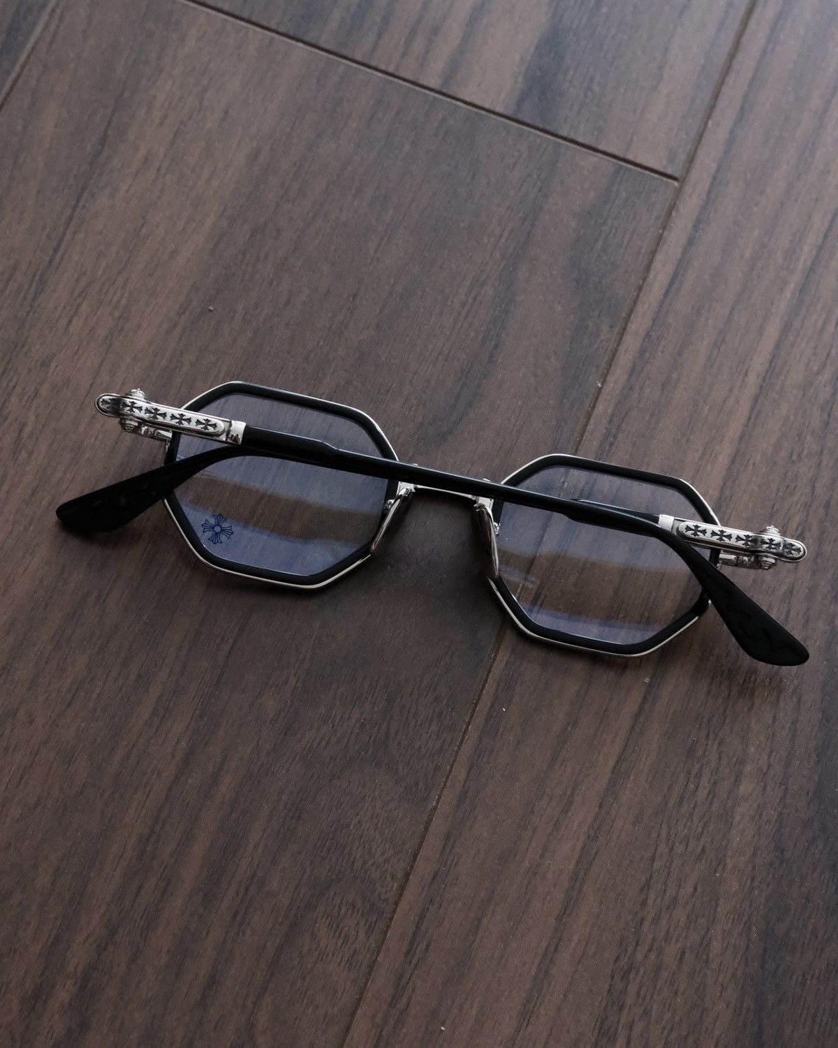 Chrome Hearts Chrome Hearts TATTERS BLACK/SILVER Glasses Size ONE SIZE - 5 Thumbnail