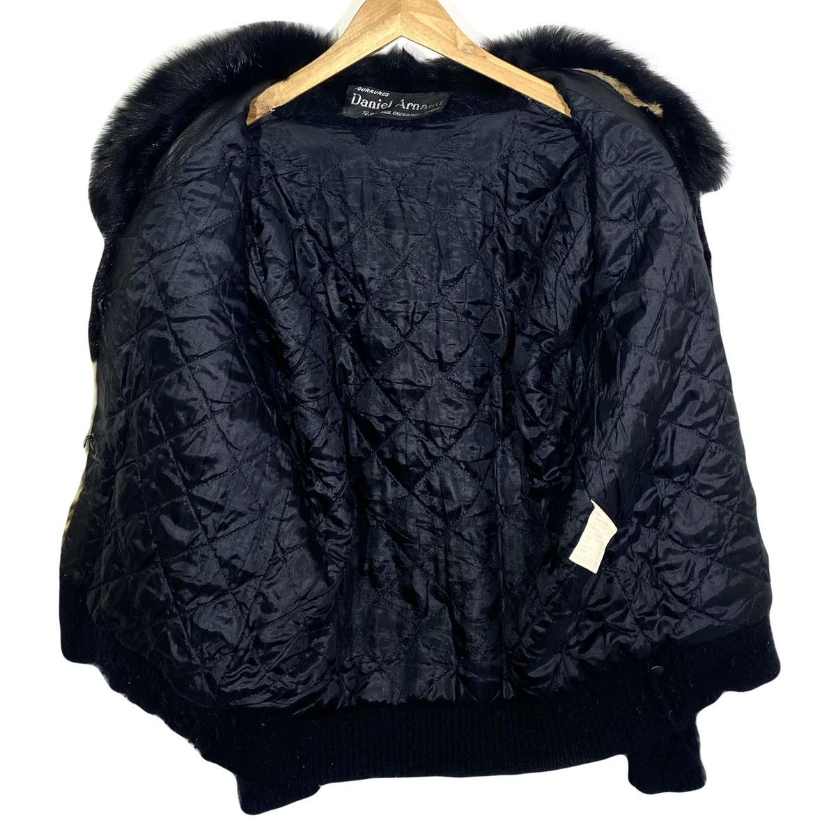 Vintage Veste Blouson Gilet Chic Fourrure Vintage 80’s Daniel Arnaud Size M / US 6-8 / IT 42-44 - 3 Thumbnail