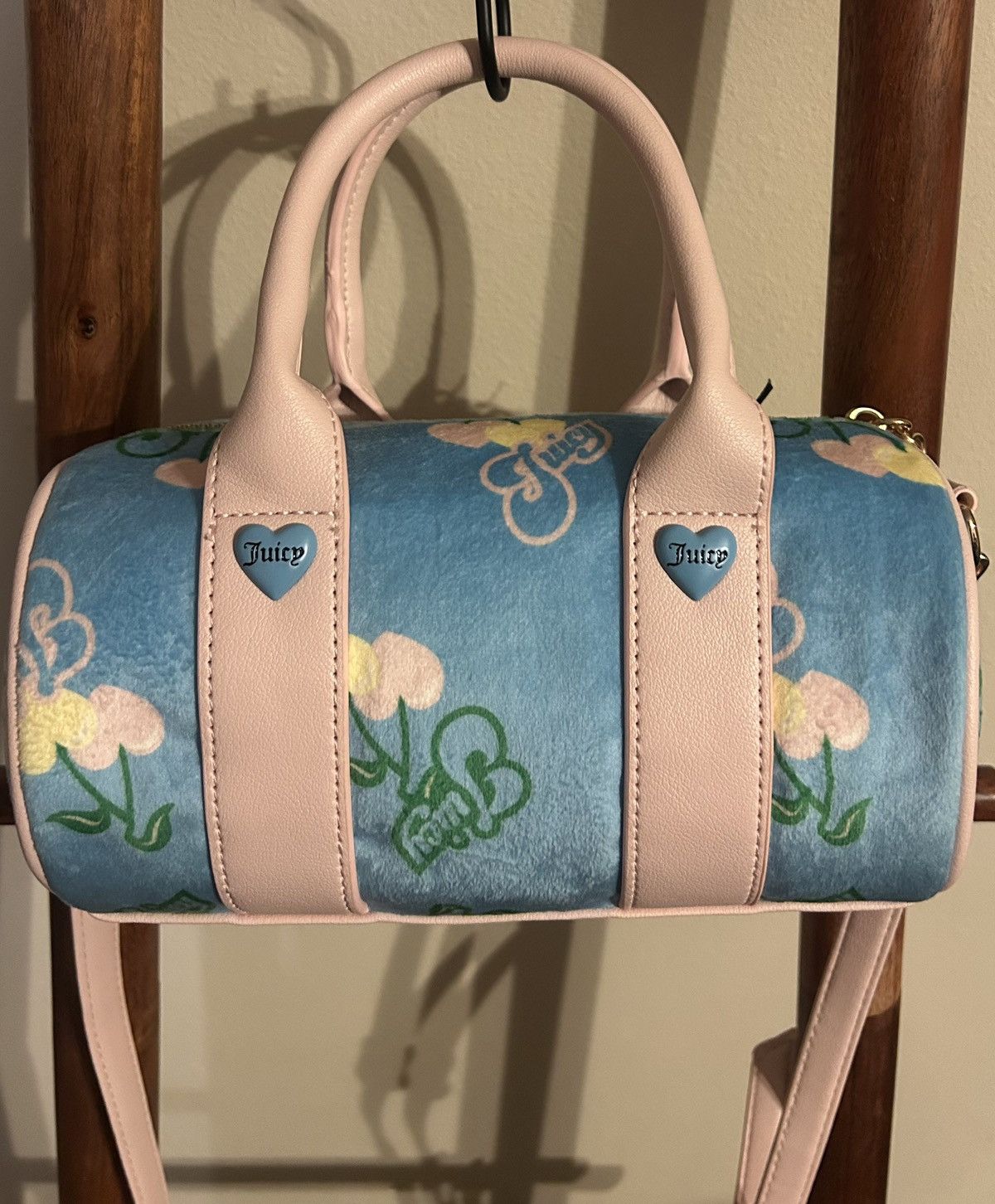 Juicy Couture Juicy Couture Retro Juicy Cherry Mini Bag Blue Gleam Multi Size ONE SIZE - 4 Thumbnail