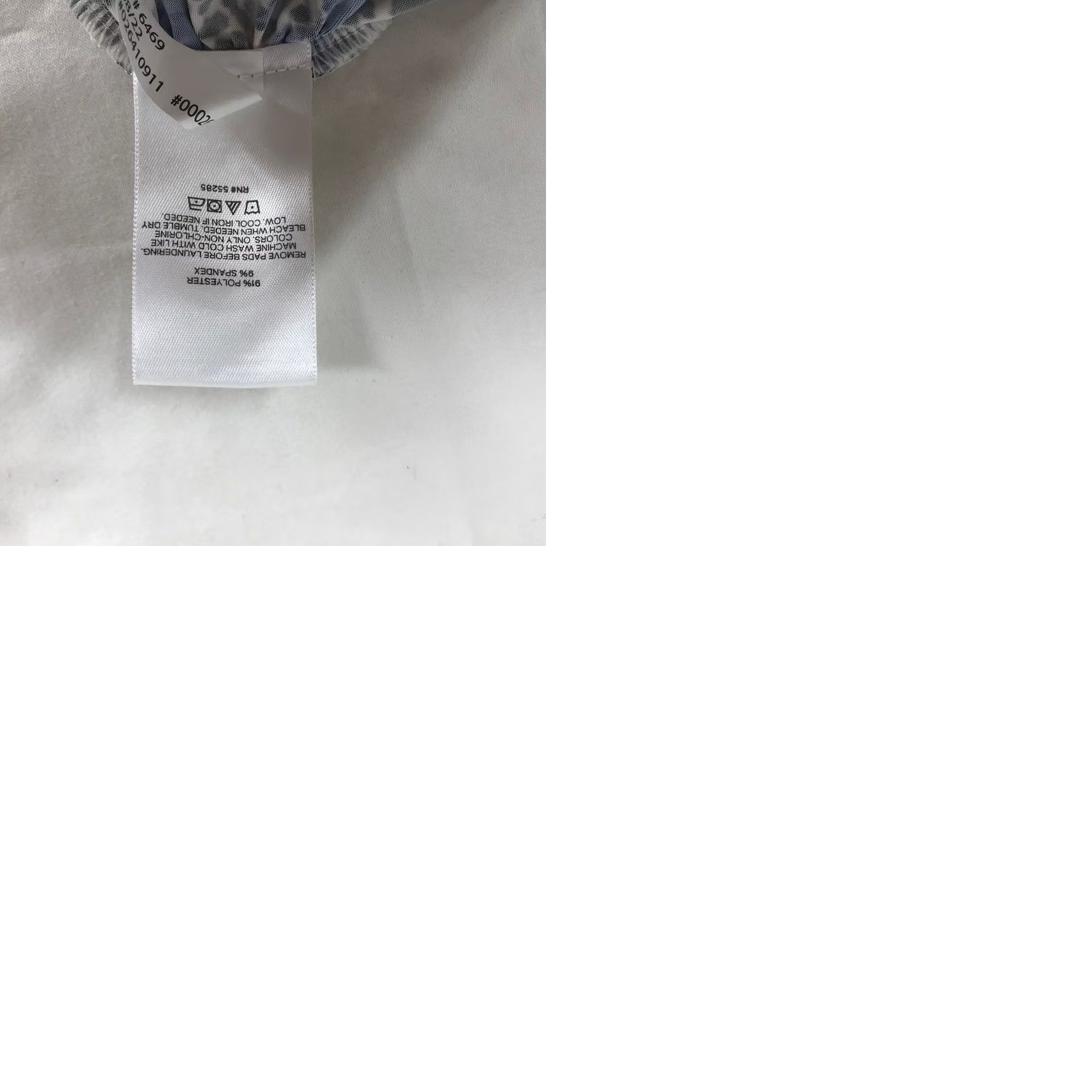 Express Express Body Contour Halter Top XL Blue Black Floral Ruched Sleeveless NWT Size XL / US 12-14 / IT 48-50 - 9 Thumbnail