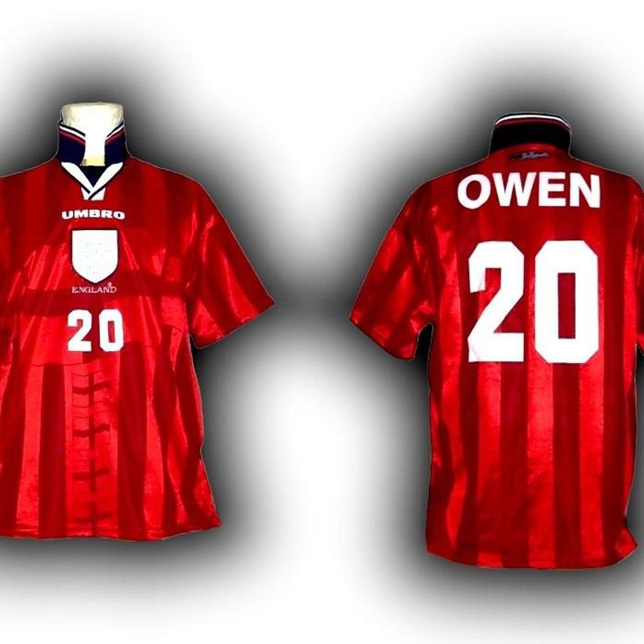 Umbro England 1998 1999 Away Shirt Jersey Size US L / EU 52-54 / 3 - 1 Thumbnail