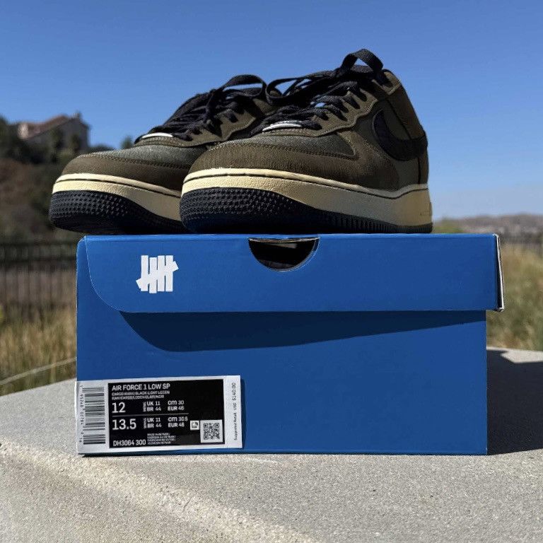 Nike × Undefeated Undefeated x Air Force 1 Low ‘Ballistic’ Size US 12 / EU 45 - 8 Thumbnail