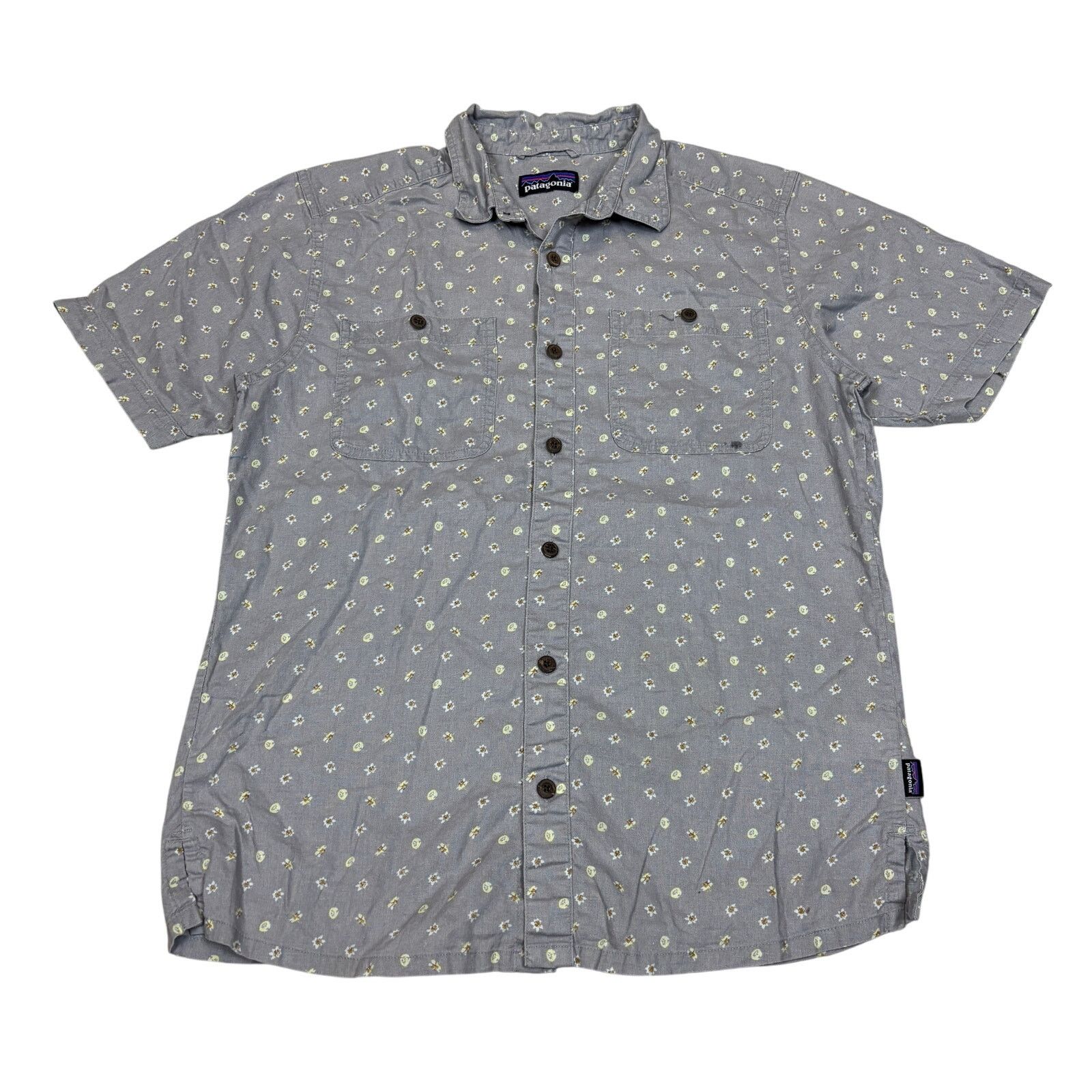 Patagonia Patagonia Back Step Lightweight Hemp Blend Shirt Men's M Size US M / EU 48-50 / 2 - 1 Thumbnail