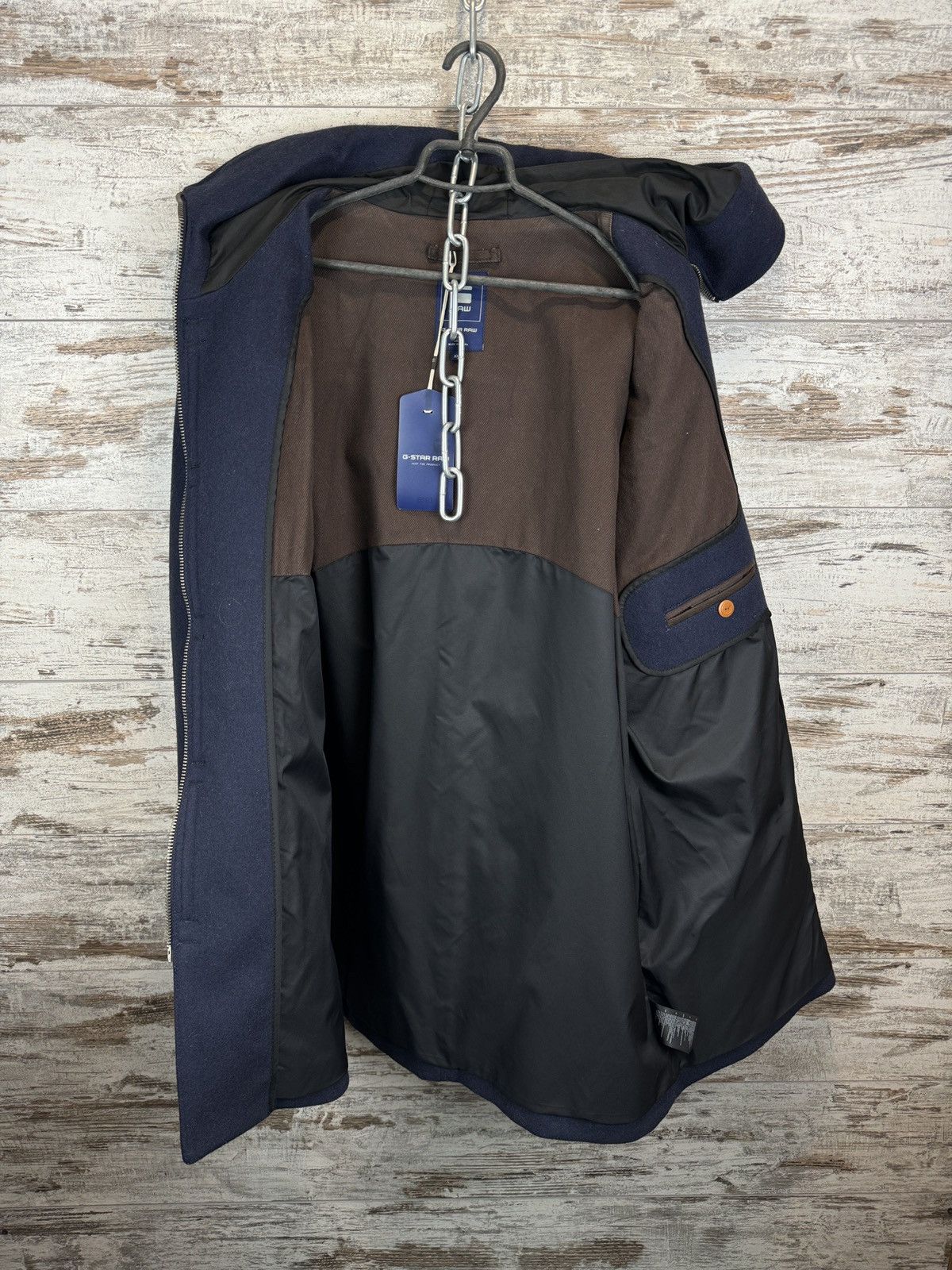 G-Star BNWT! Mens G Star Raw LAMOND DUFFLE WOOL COAT jacket Size US XXL / EU 58 / 5 - 13 Thumbnail