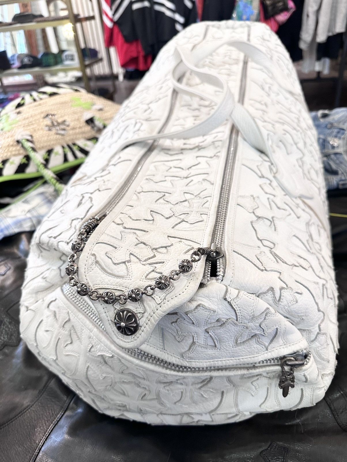 Chrome Hearts CHROME HEARTS 1000 CROSS JUMBO 5XL TRAVEL CROSS DUFFLE BAG Size ONE SIZE - 9 Thumbnail