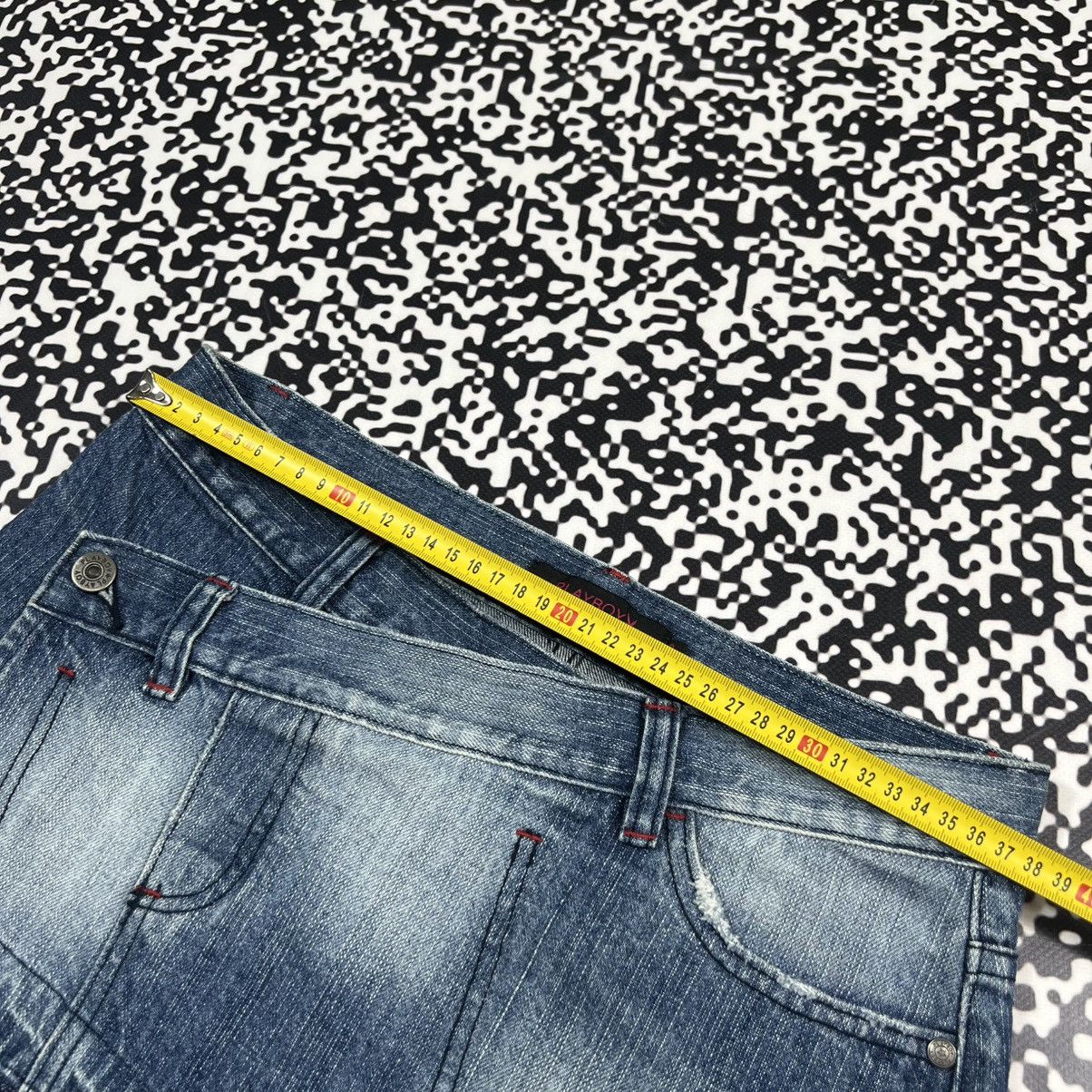 Playboy Vintage Y2K Playboy Sexy Style Denim Japanese Mini Skirt Size 28" / US 6 / IT 42 - 21 Thumbnail
