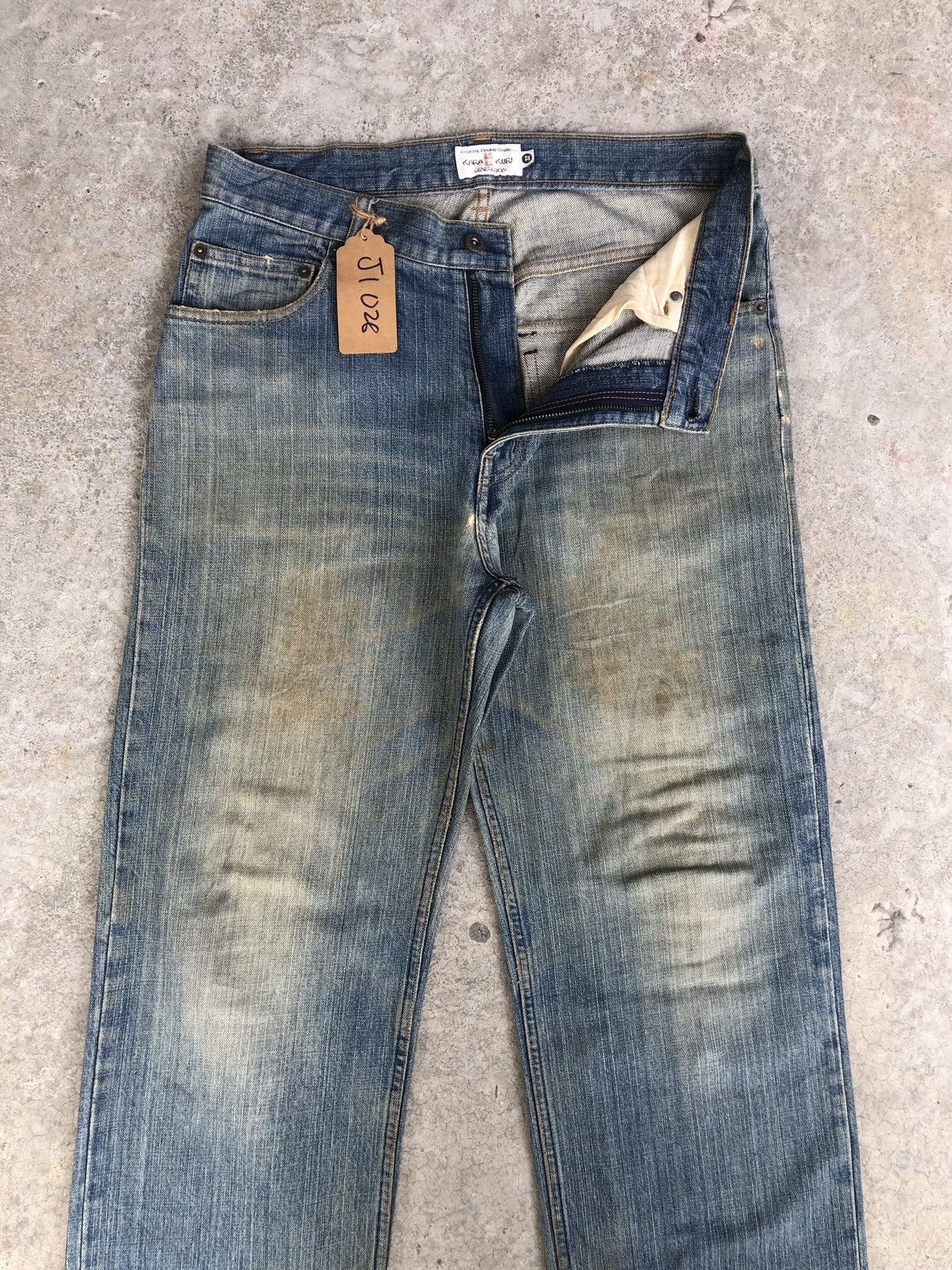 Karakuri Tamashii Karakuri Tamashii Embroidered Jeans Distressed Jeans Size US 32 / EU 48 - 3 Thumbnail