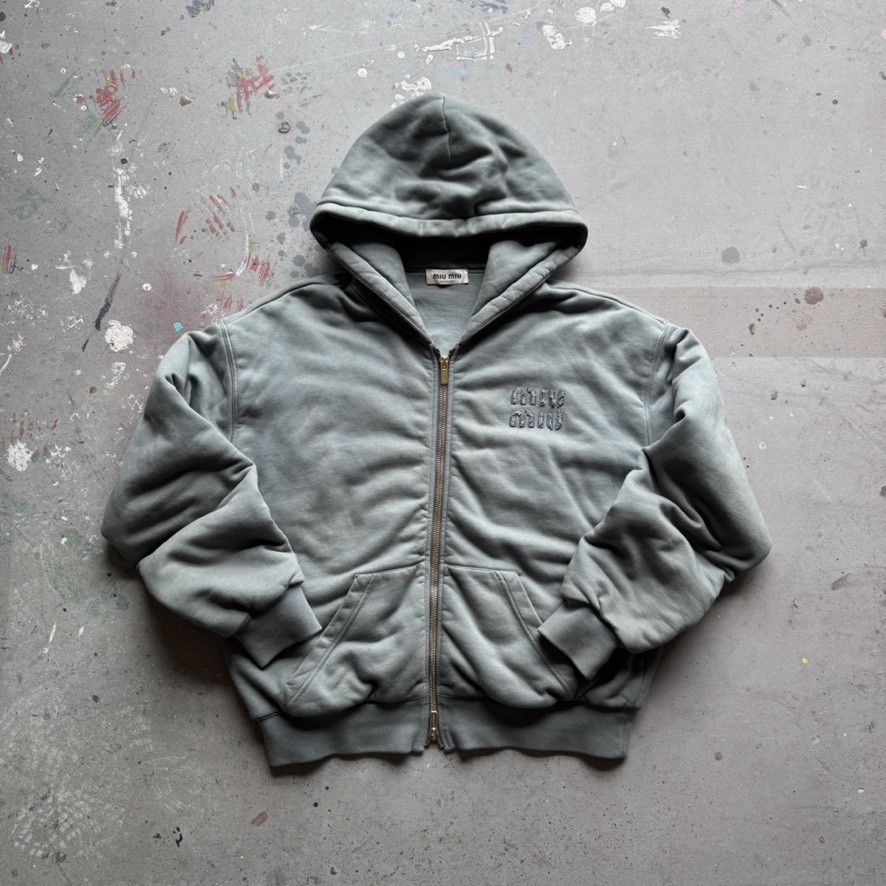 Miu Miu Miu Miu Overdyed Zip-Up Size US XS / EU 42 / 0 - 1 Thumbnail