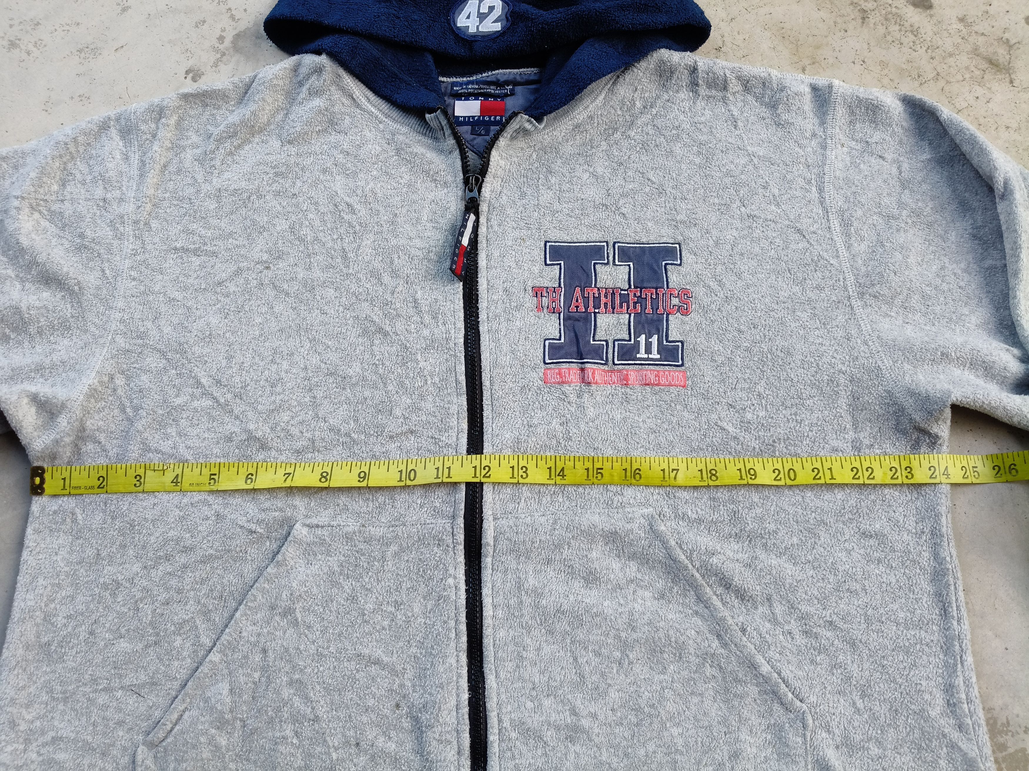 Tommy Hilfiger Tommy Hilfiger Fleece Zipper Hoodie Size US L / EU 52-54 / 3 - 10 Thumbnail