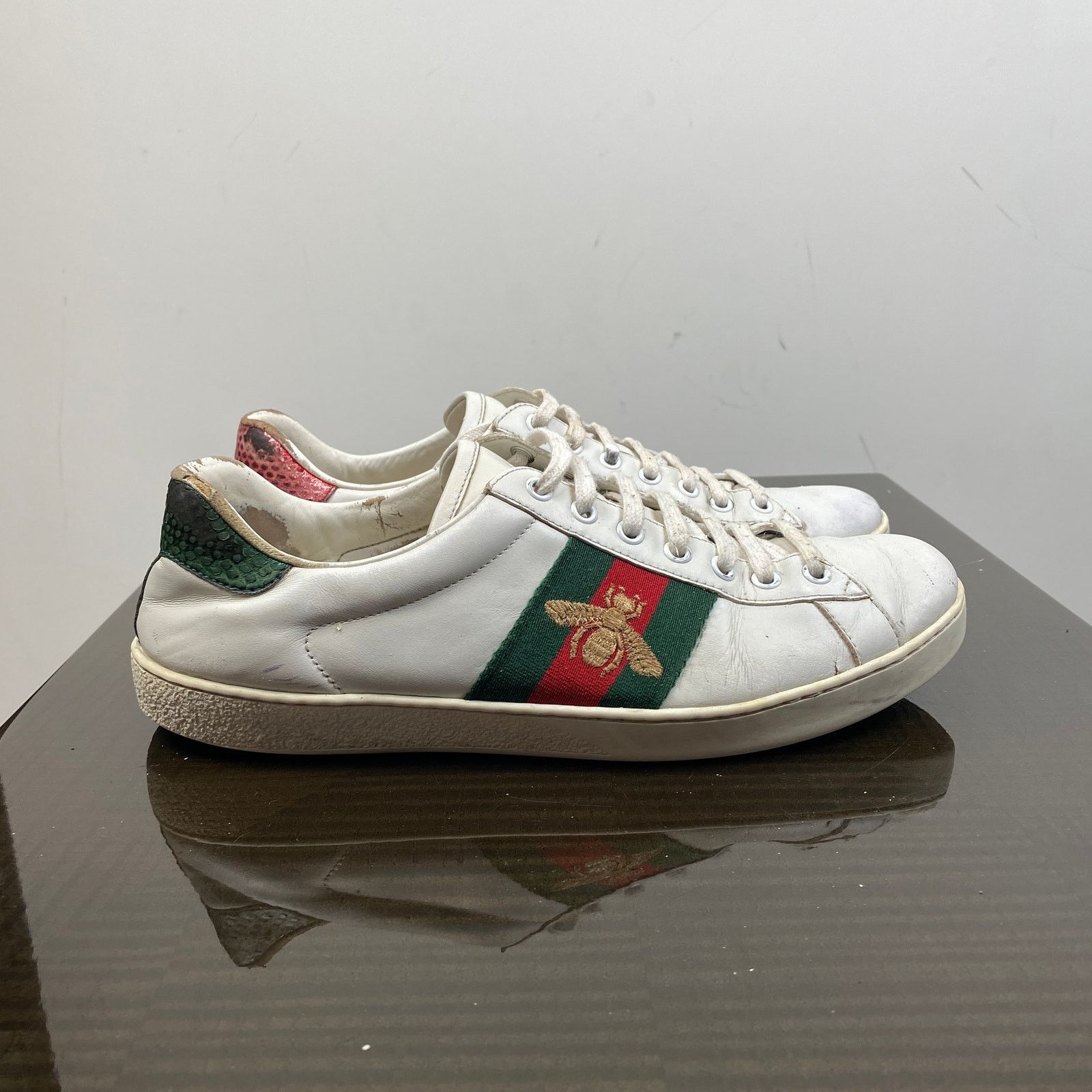 Gucci Gucci Ace Bee Low Top Sneakers Shoes Men's 7 Size US 7 / EU 40 - 3 Thumbnail