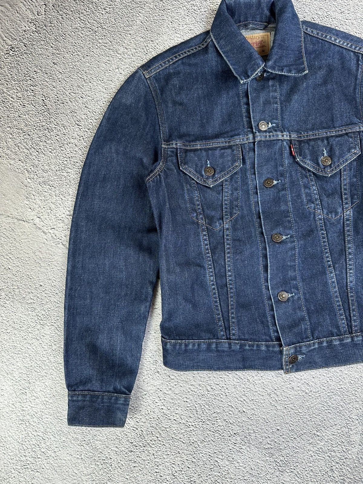 Levi's Levi’s 70500‑04 “Trucker” Denim Jacket Vintage 90s Old Money Size M / US 6-8 / IT 42-44 - 4 Thumbnail