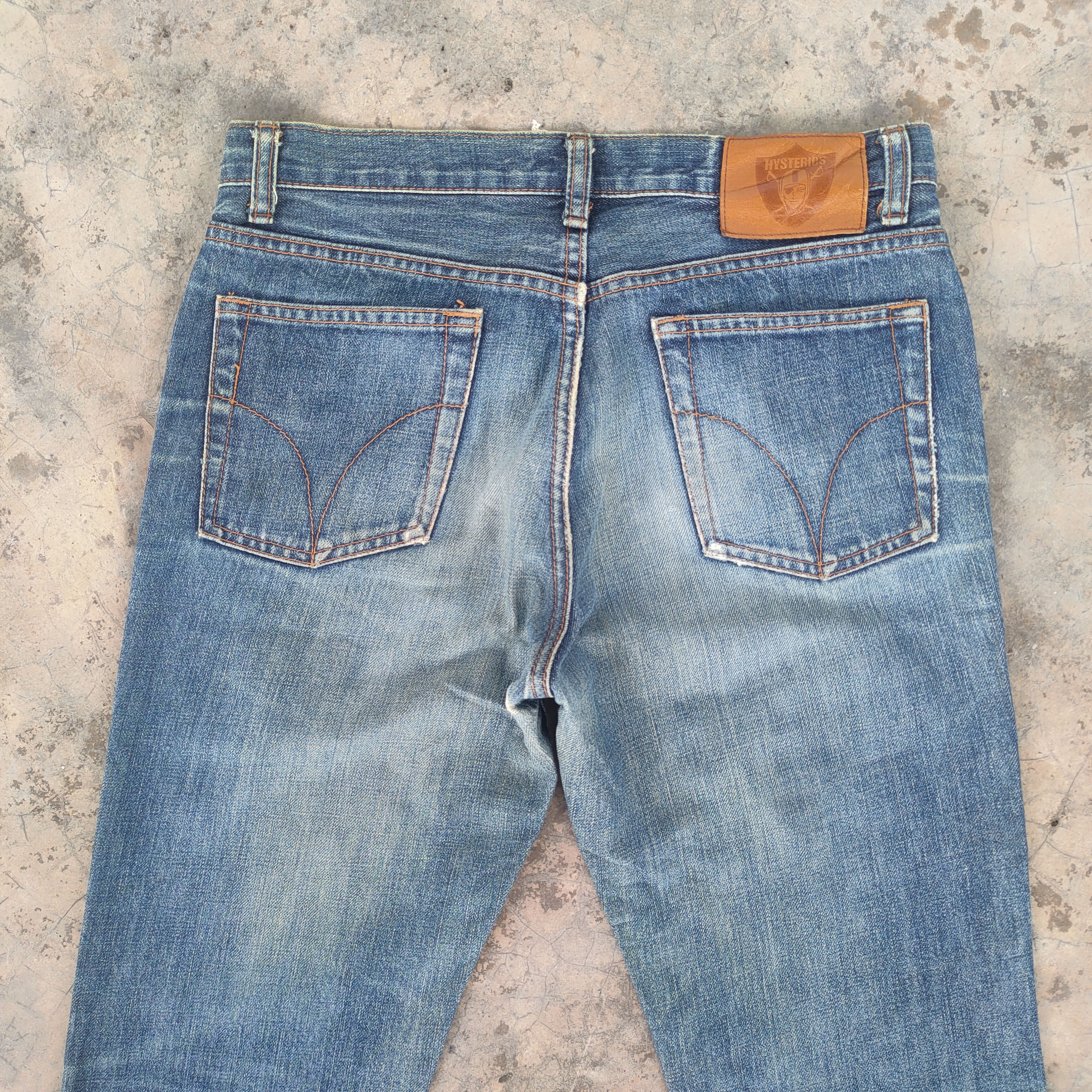 Hysteric Glamour VINTAGE HYSTERIC GLAMOUR FADED DENIM JEANS PANTS Size US 29 - 9 Thumbnail