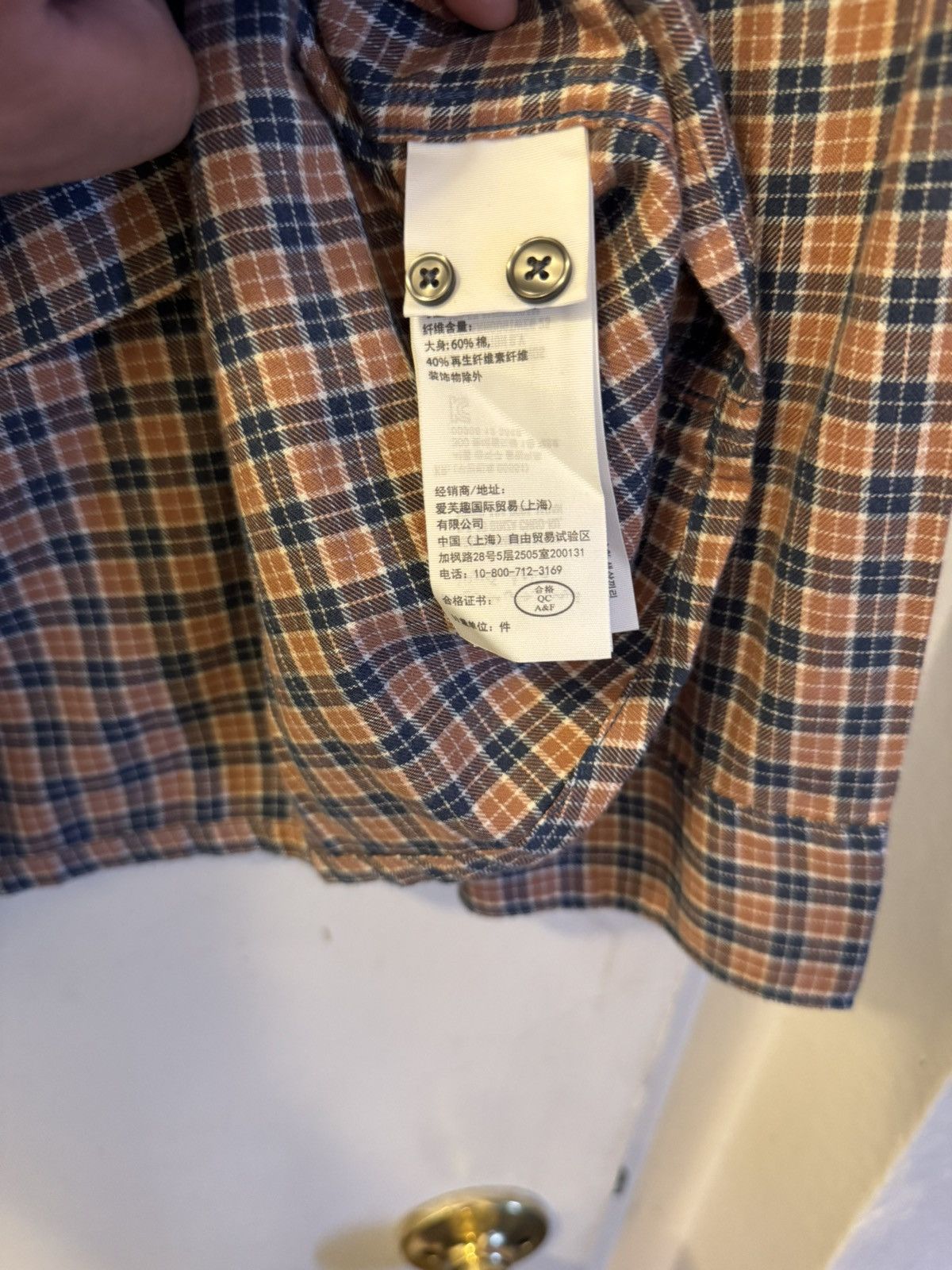 Abercrombie & Fitch Abercrombie & Fitch Lightweight Flannel Size Medium Size US M / EU 48-50 / 2 - 4 Thumbnail