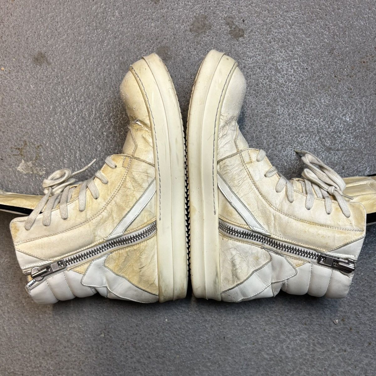 Rick Owens Rick Owens Geobasket Schuhe Shoes Sneakers Size US 9.5 / IT 39.5 - 9 Thumbnail