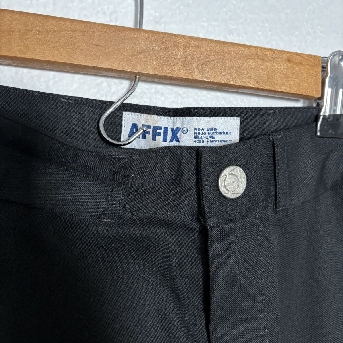 AFFXWRKS AFFIX Reflective Trim Black Twill Trousers Size US 32 / EU 48 - 5 Thumbnail