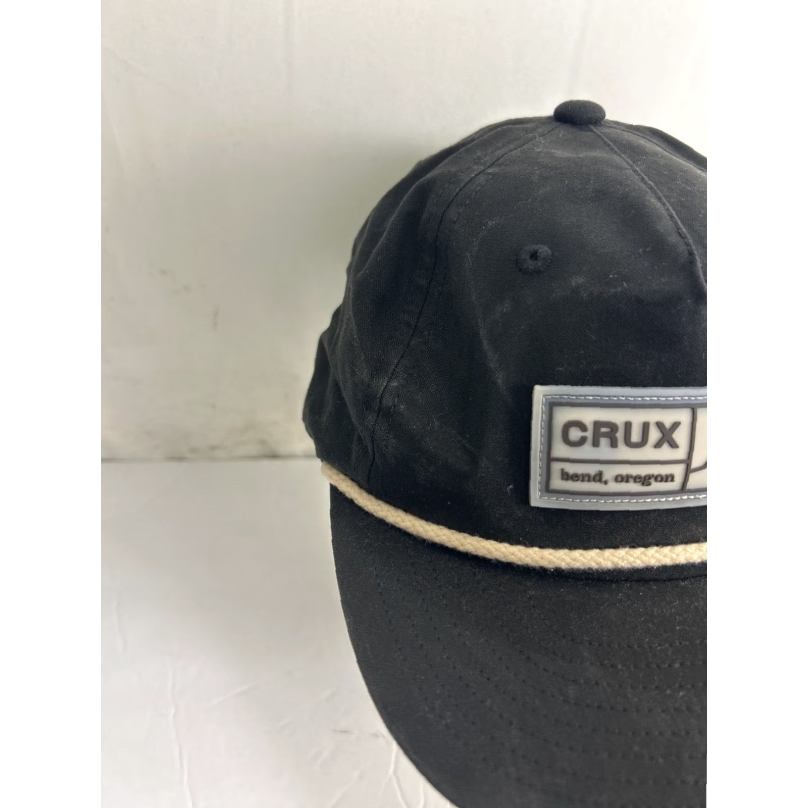 Vintage Cruz Bend Oregon Snap Back Baseball Hat Black Adjustable Mens One Size Crux Brand Logo Size ONE SIZE - 4 Thumbnail