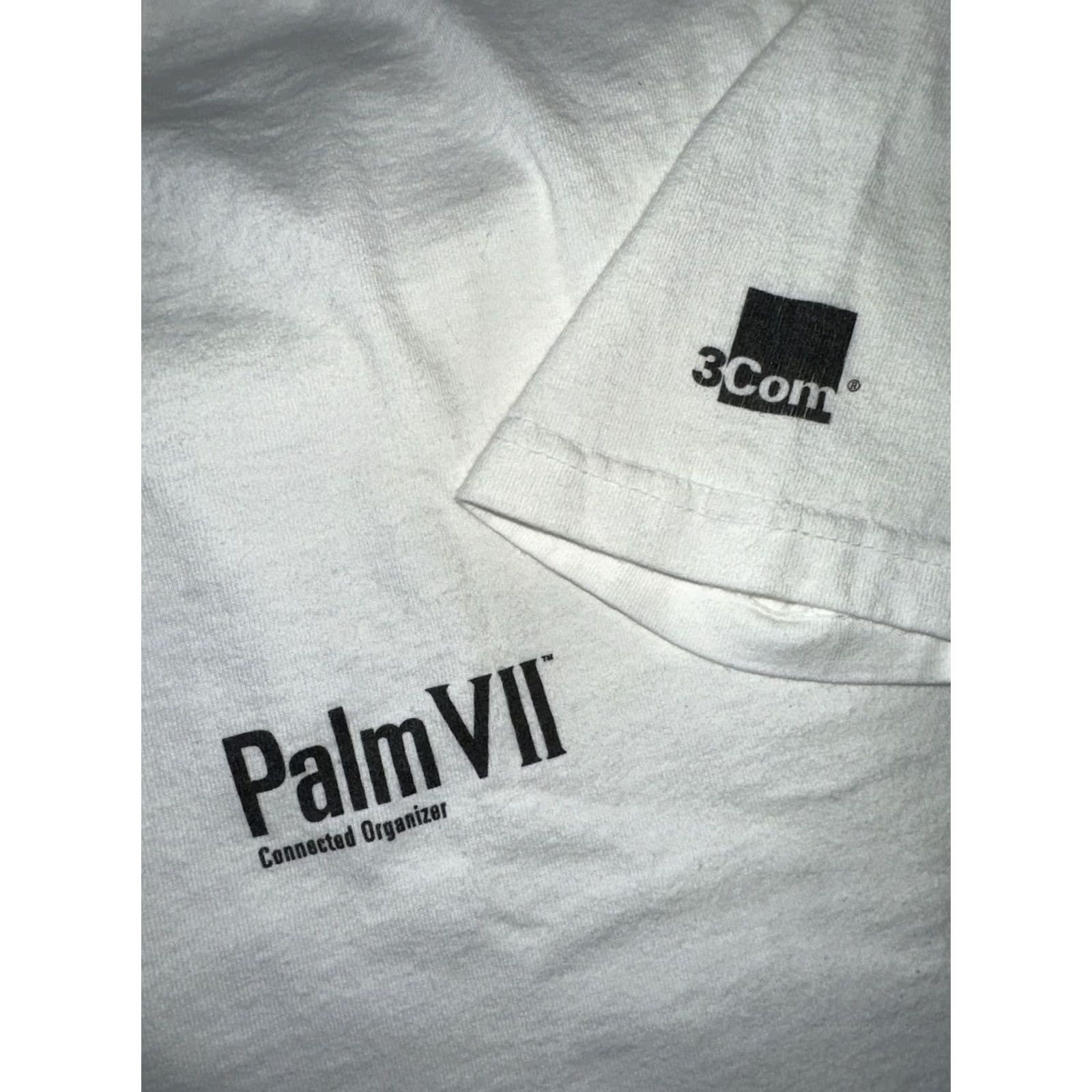 Anvil VTG ANVIL Palm VII CONNECTED ORGANIZER 3Com White T-Shirt Womens Size L USA Size L / US 10 / IT 46 - 3 Thumbnail
